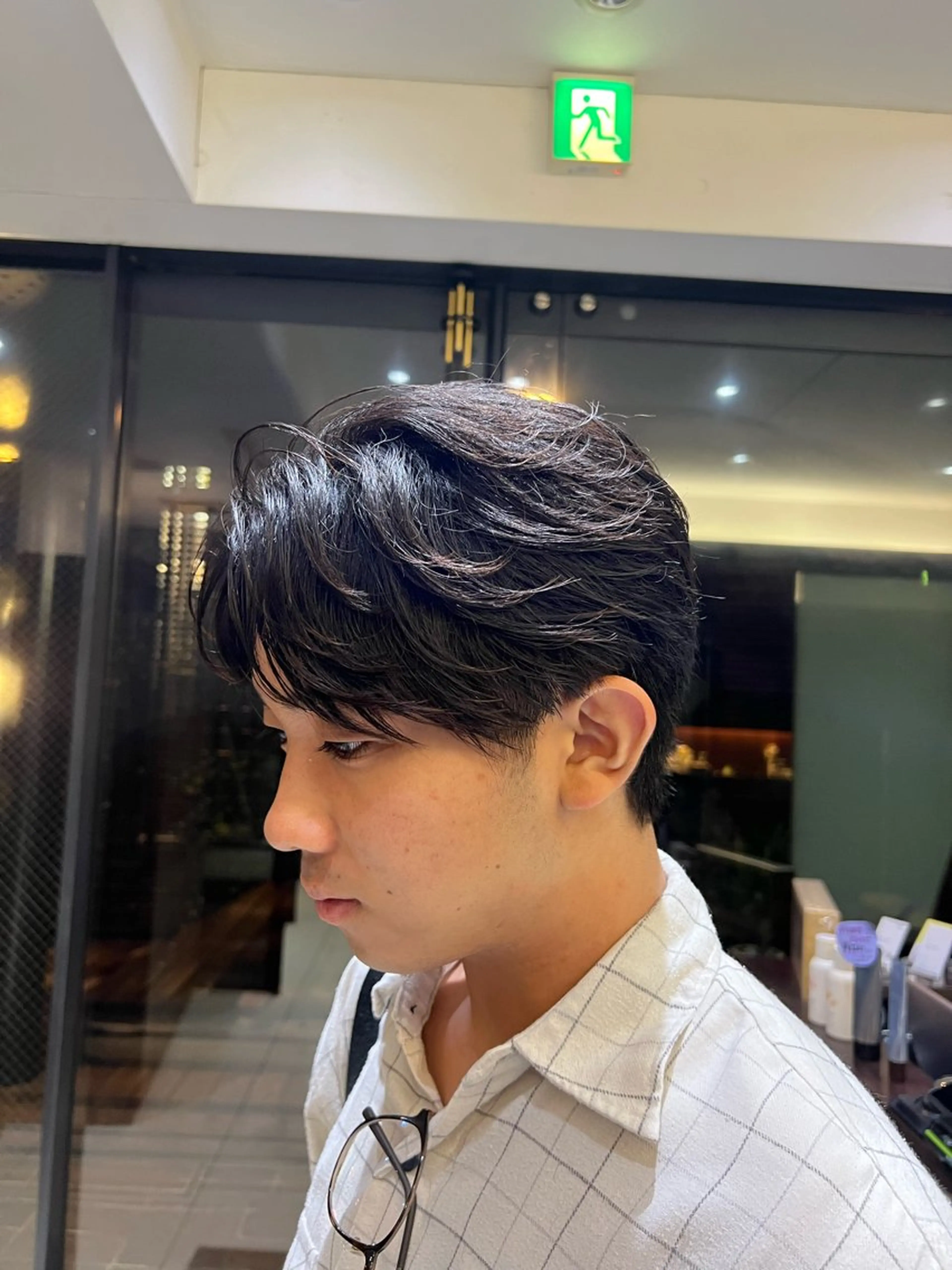 ショート カット パーマ メンズパーマ 岩成健志郎のヘアスタイル