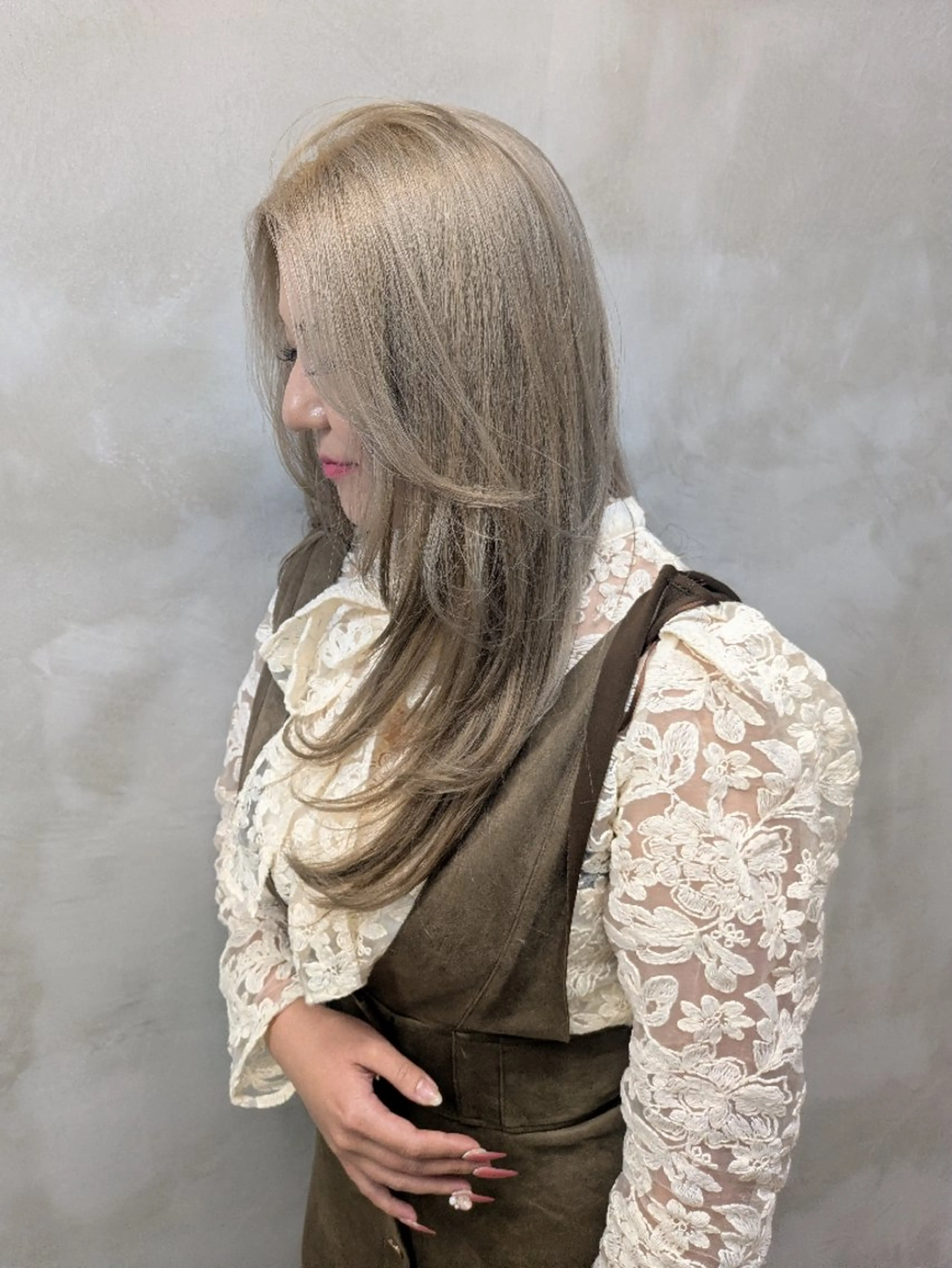 カラー ロング ヘアカラー トリートメント ヘッドスパ 鳥取のなんでも美容師 松井たかゆきのヘアスタイル