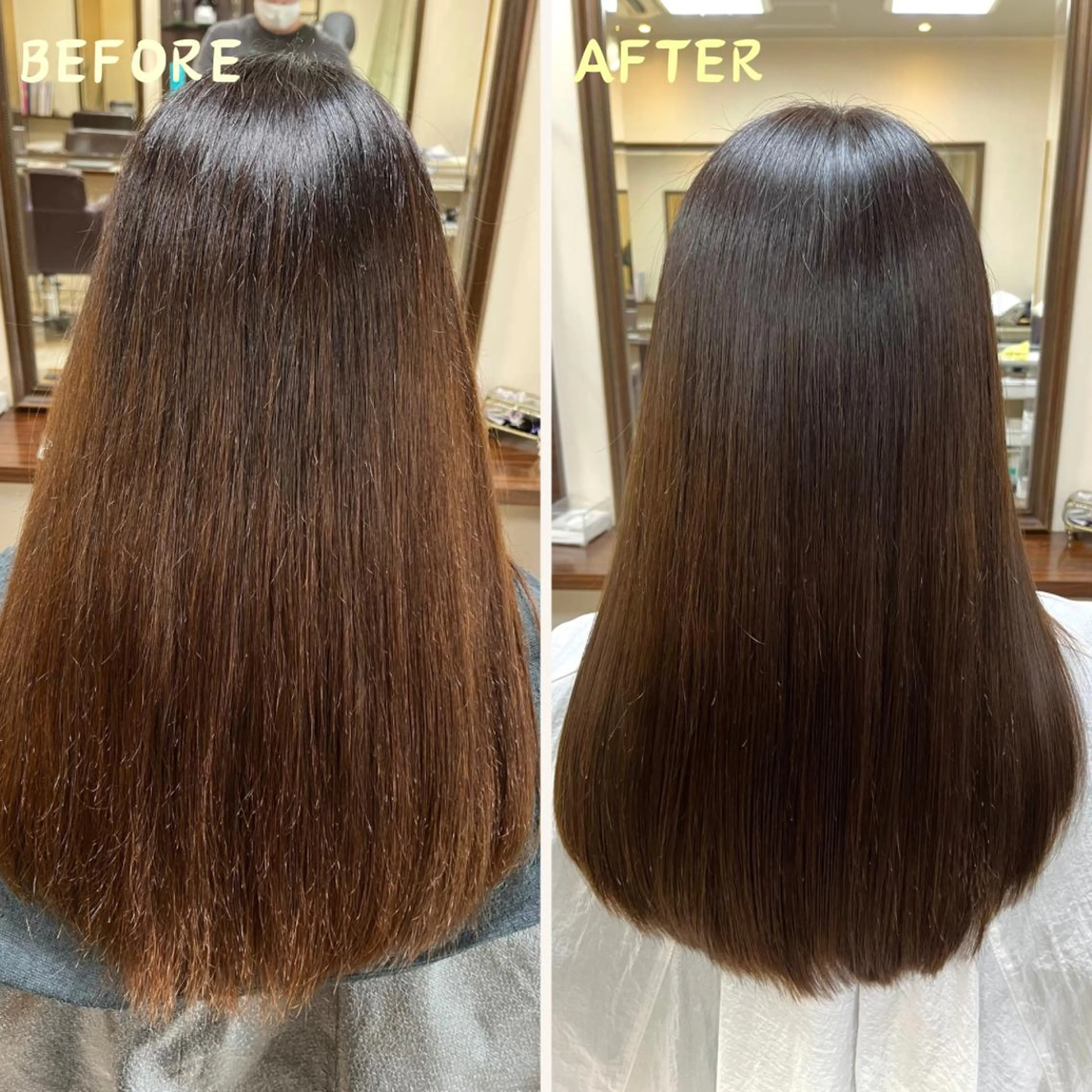 ロング レイヤーカット ローレイヤー カット ヘアカラー トリートメント 澤崎 希望のヘアスタイル