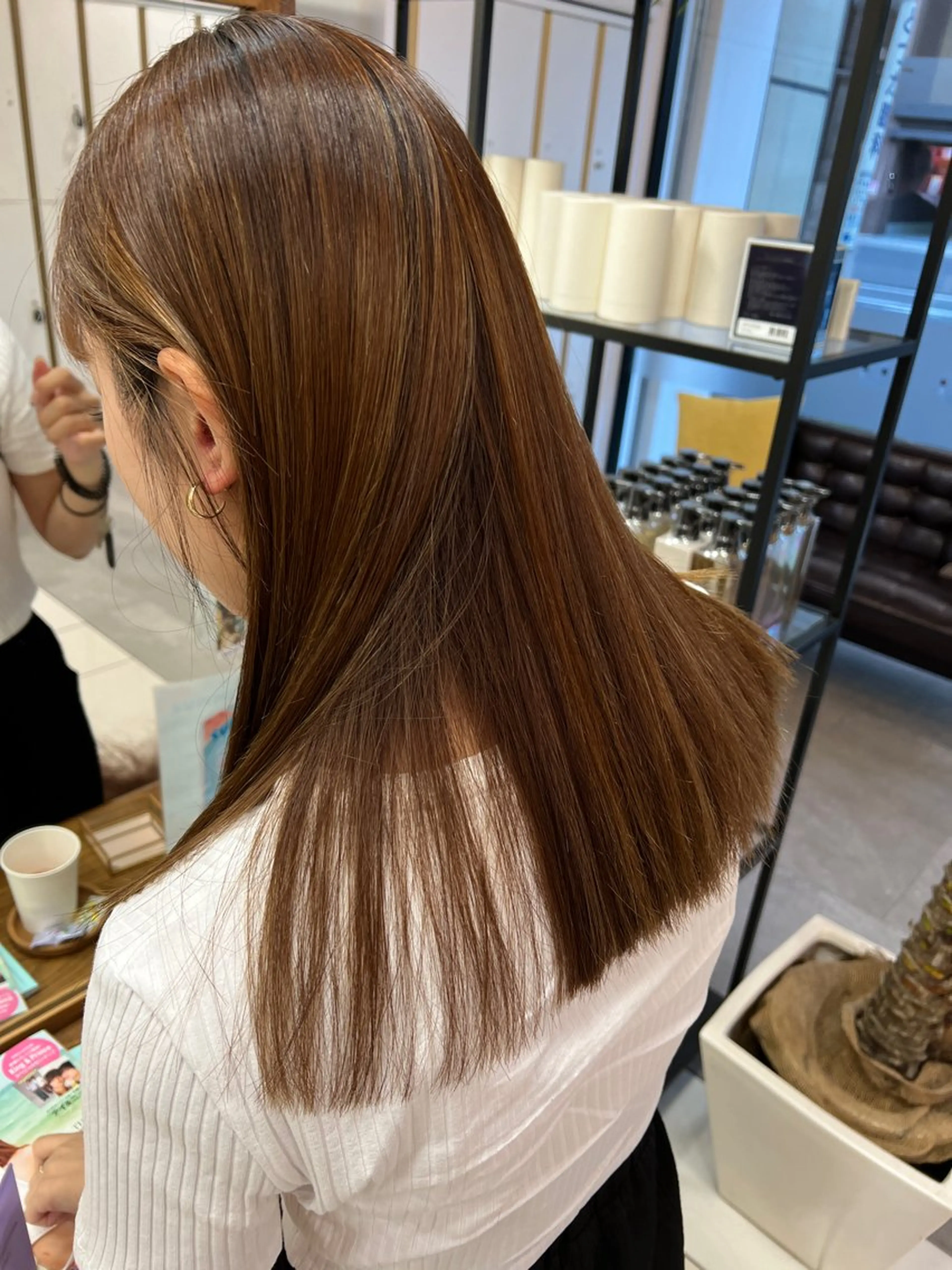 ロング 縮毛矯正 透明感カラー/ボブ/ nanamiのヘアスタイル