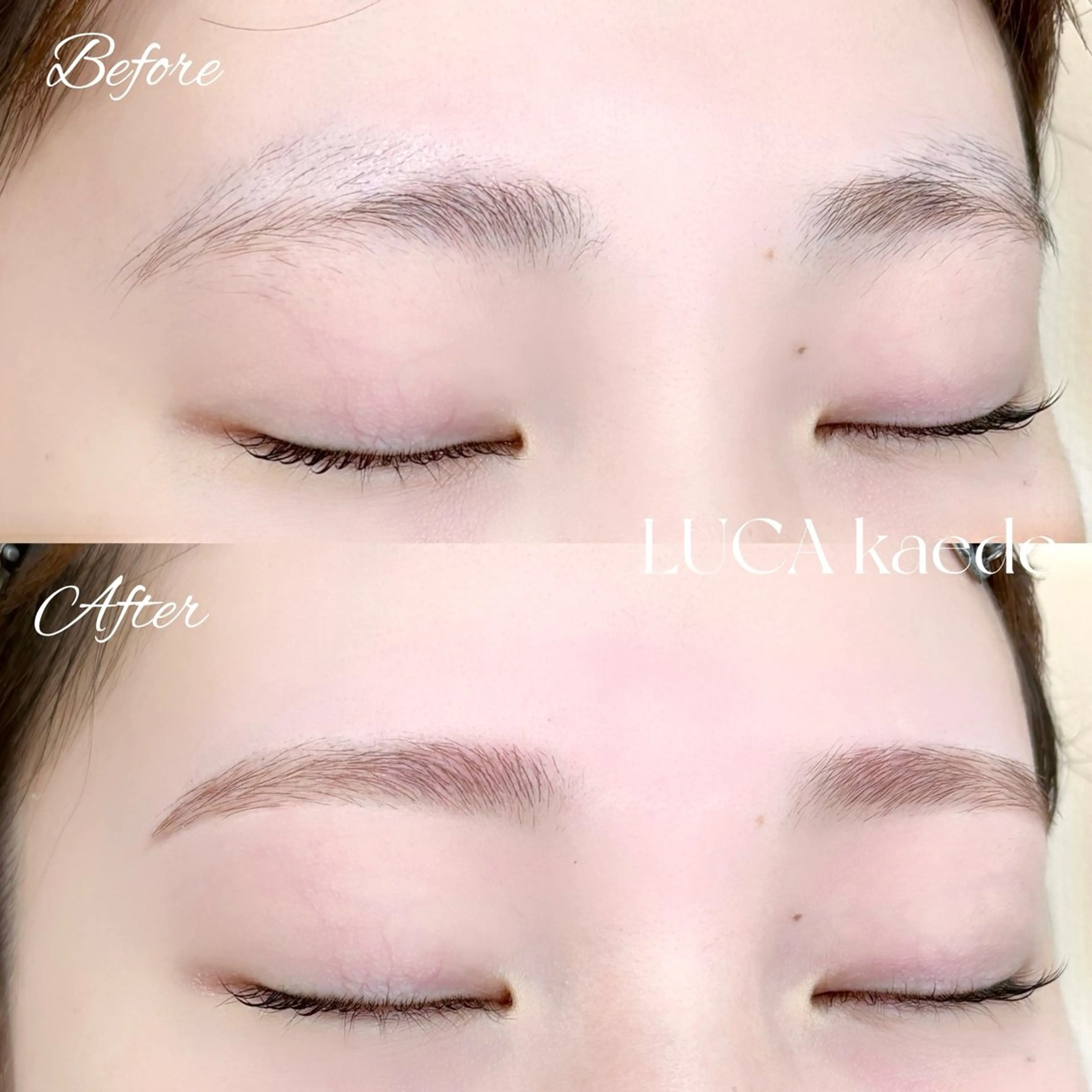 アイブロウWAX【オーガニックwax使用/間引き・メイク込】kaede指名🌙の写真