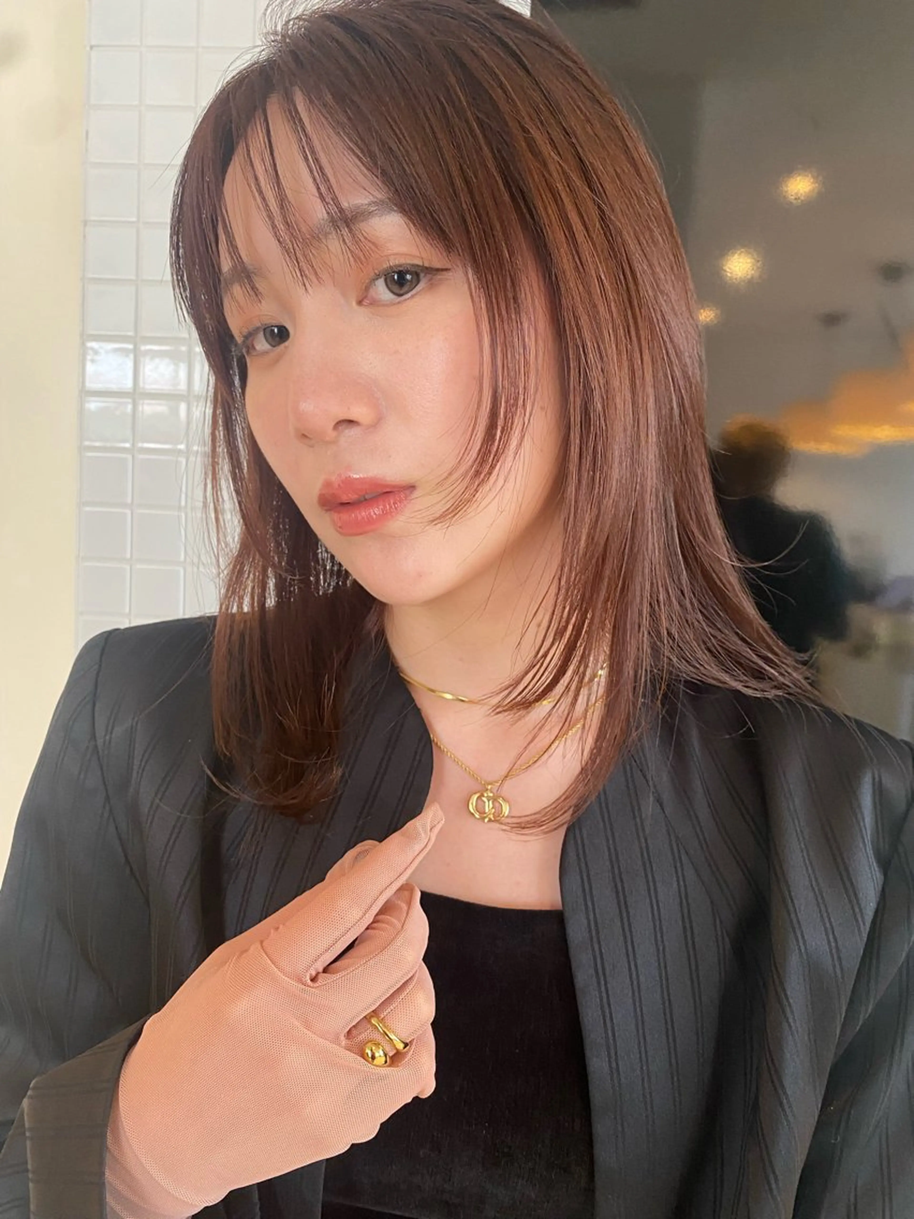 セミロング カラー nambu-GARDEN所属・上田 昂雅のヘアスタイル