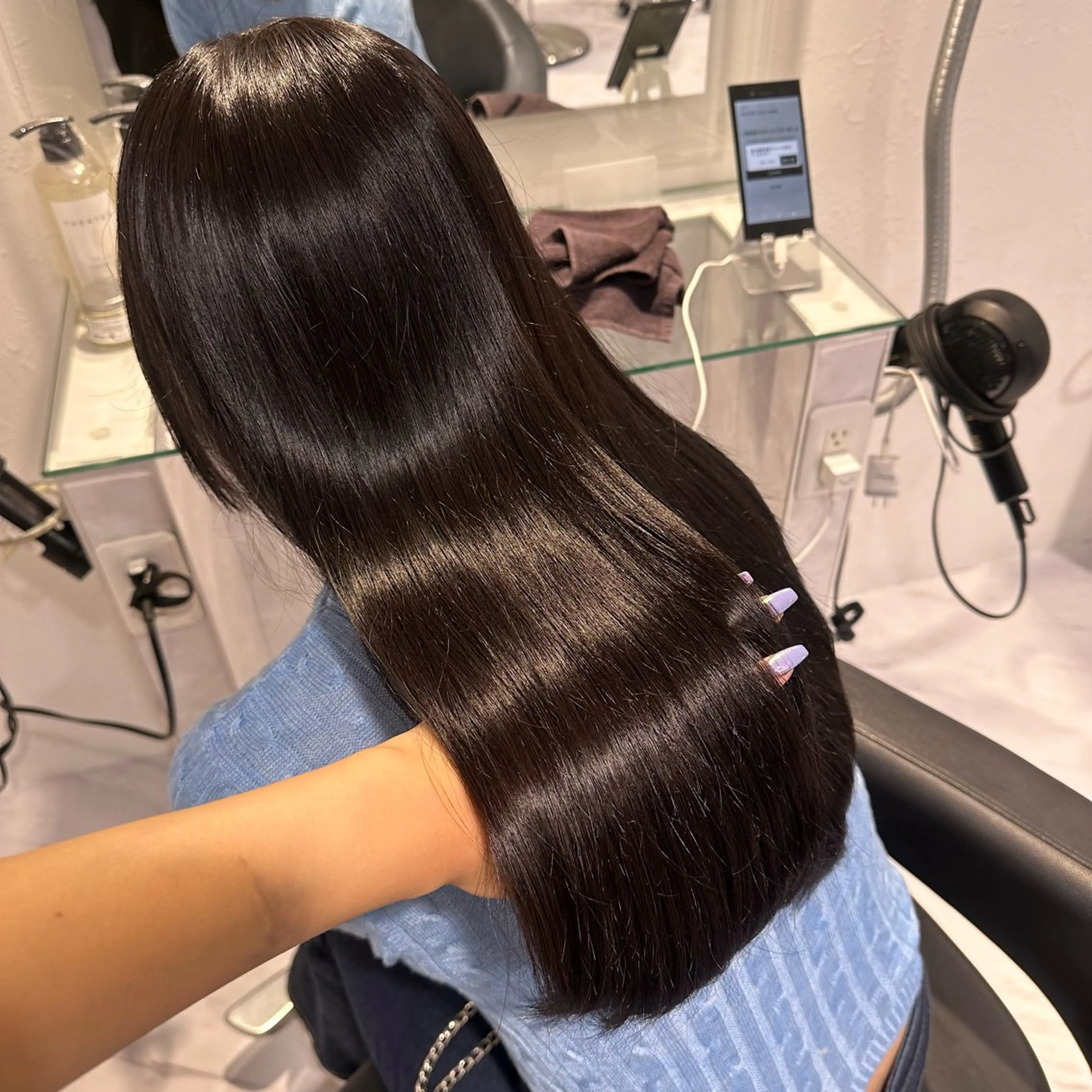 ロング 髪質改善 トリートメント junna‎🤍調布 まつ毛/眉 激安のマツエク・マツパデザイン