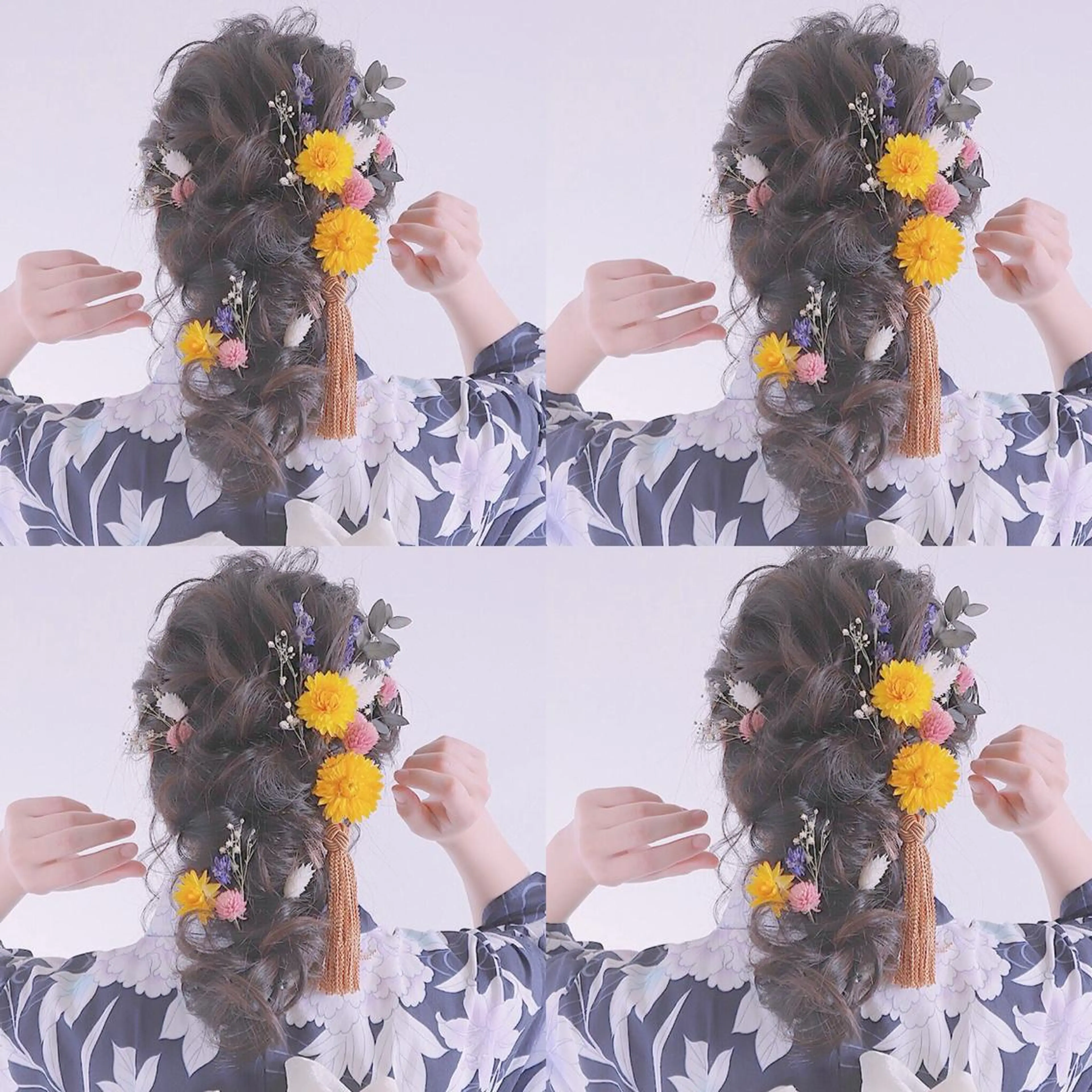 セミロング ヘアアレンジ ヘアセット 🌷MAYU 🌷のヘアスタイル