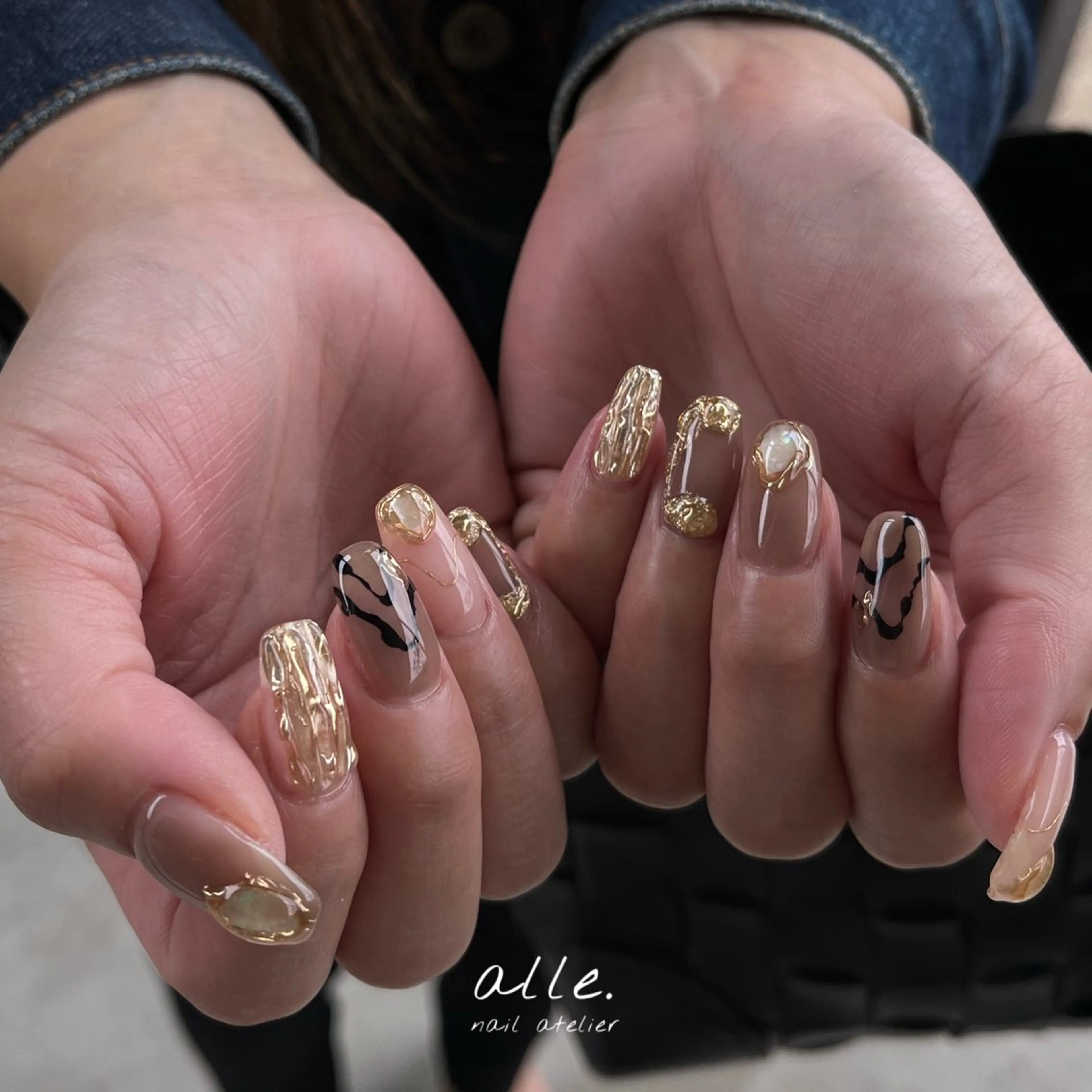 ネイル ハンドネイル atelier alle.のネイルデザイン