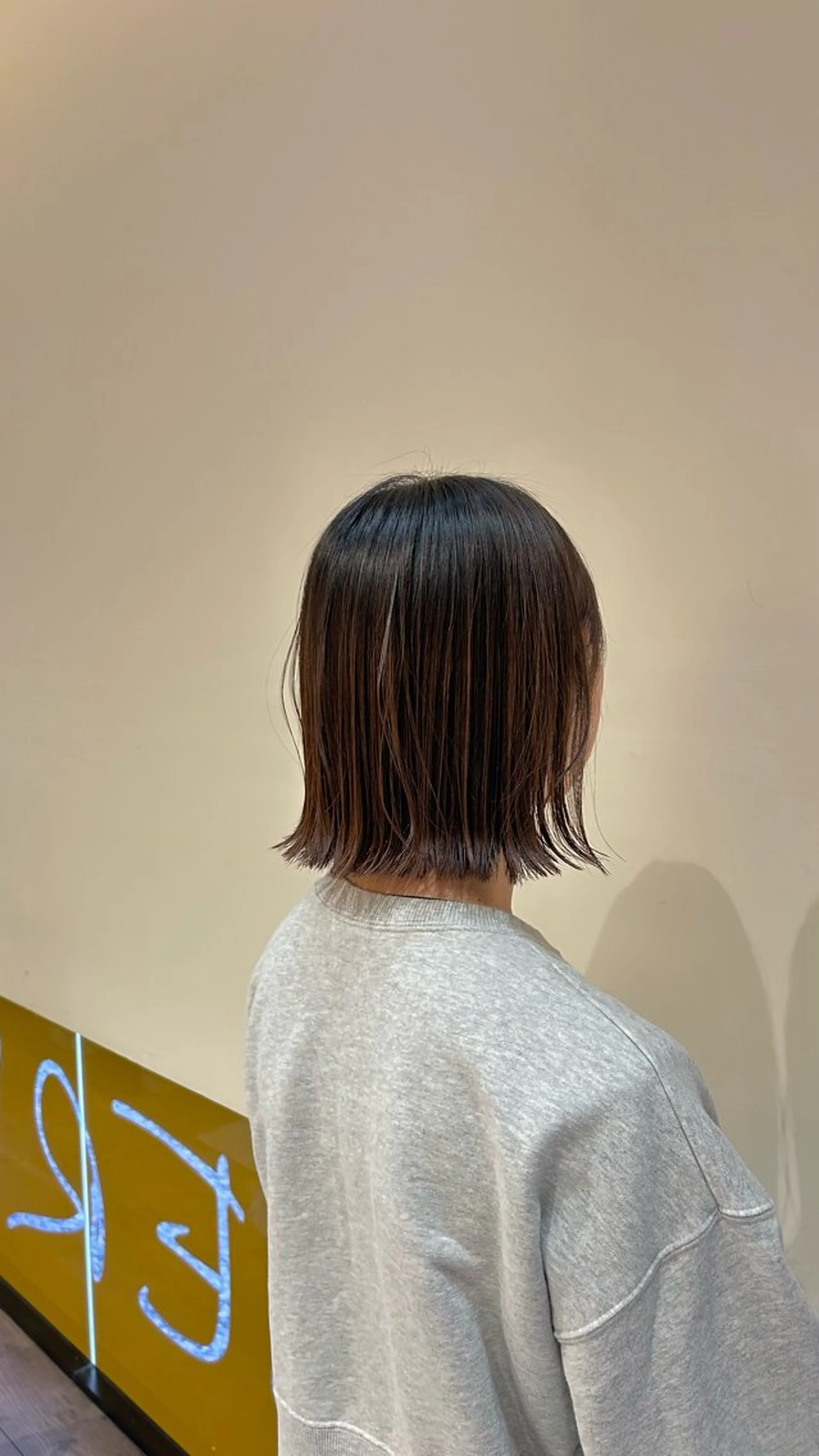 ショート ボブ カット 村松 麻菜のヘアスタイル