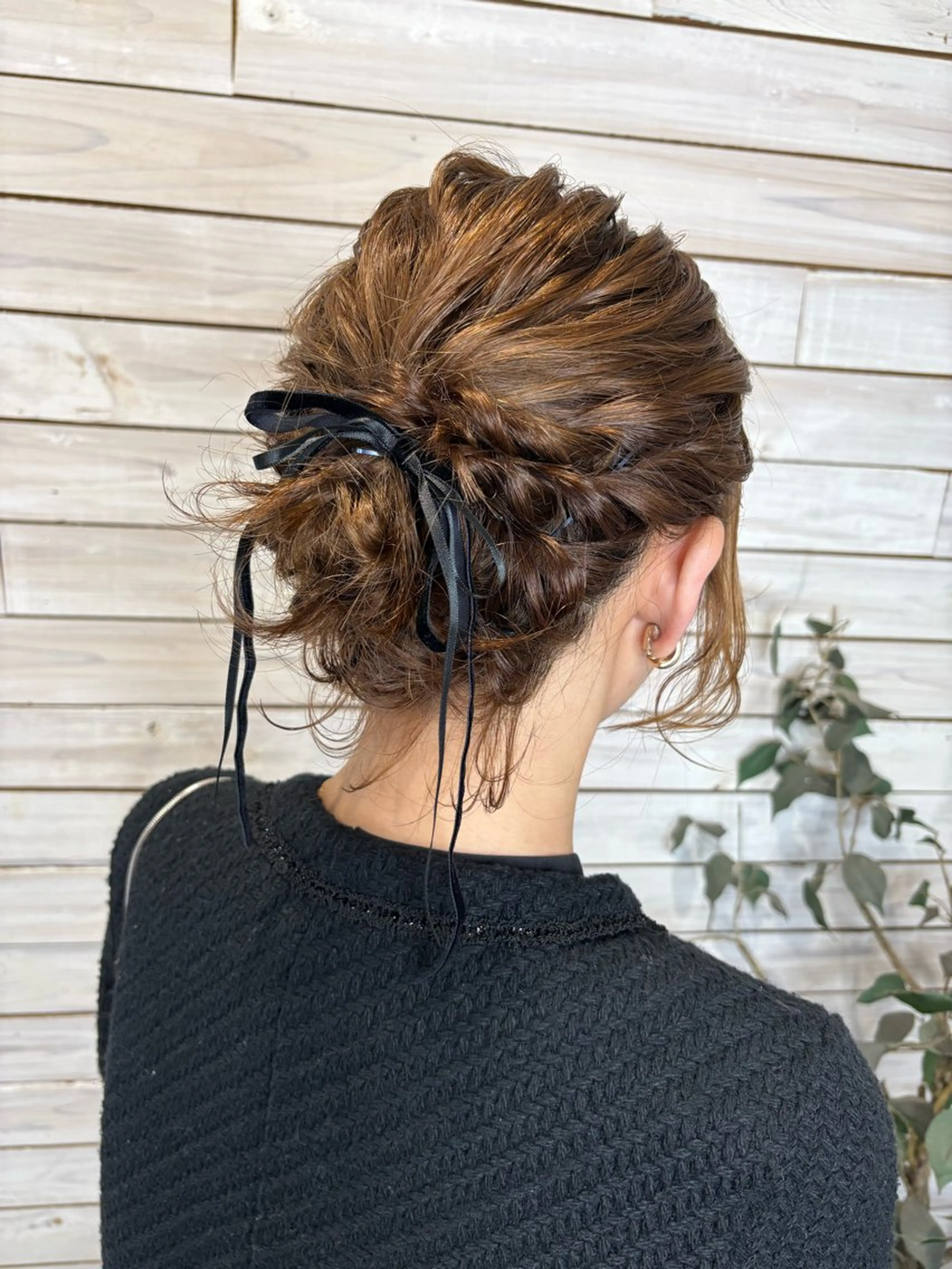 ヘアアレンジ ボブ ヘアセット ボブ/ショート 田中夕子のヘアスタイル