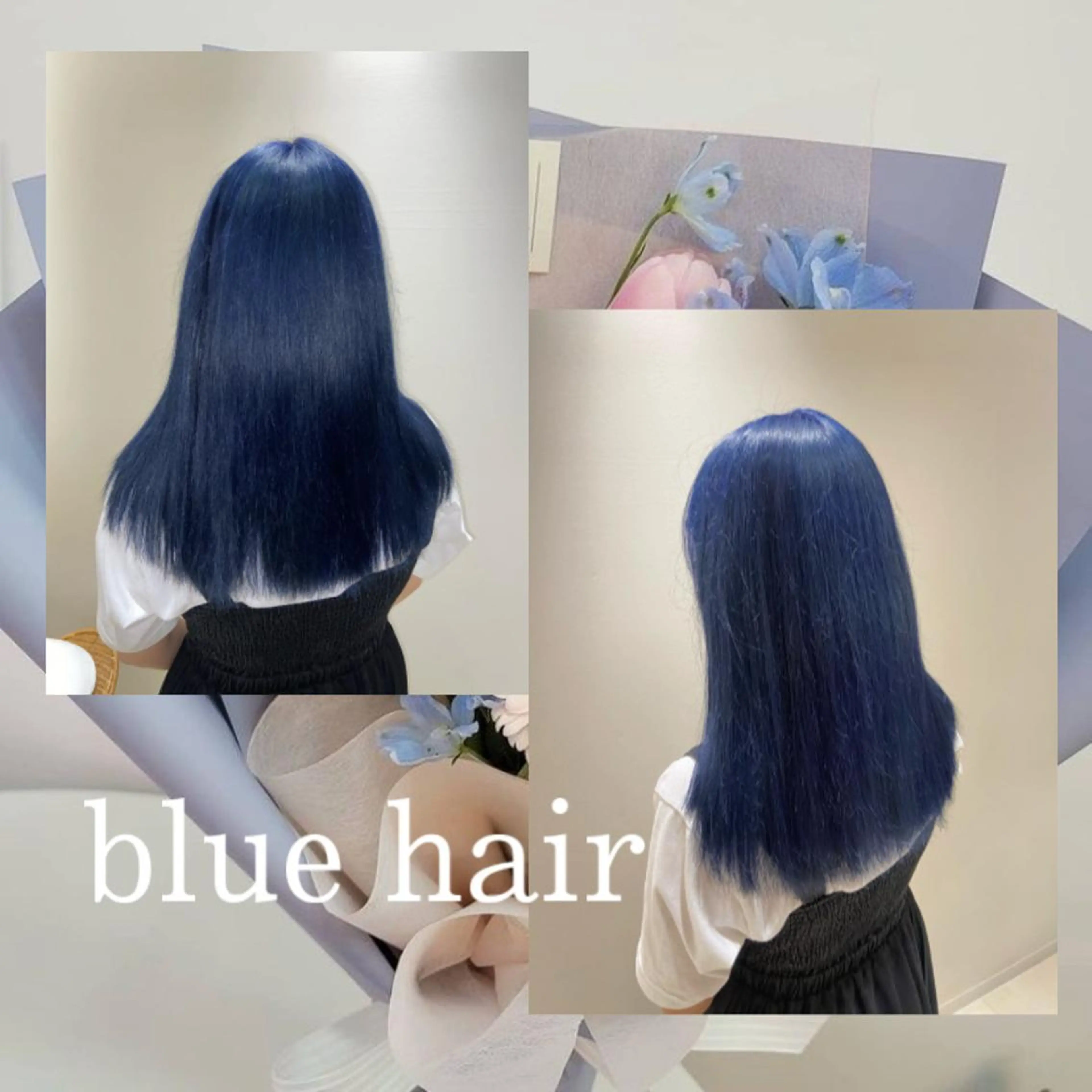 セミロング カラー ヘアアレンジ ハイトーンカラー ヘアカラー トリートメント eN°byyoureshair所属・🎀若者人気No.1 湯川響🎀のヘアスタイル