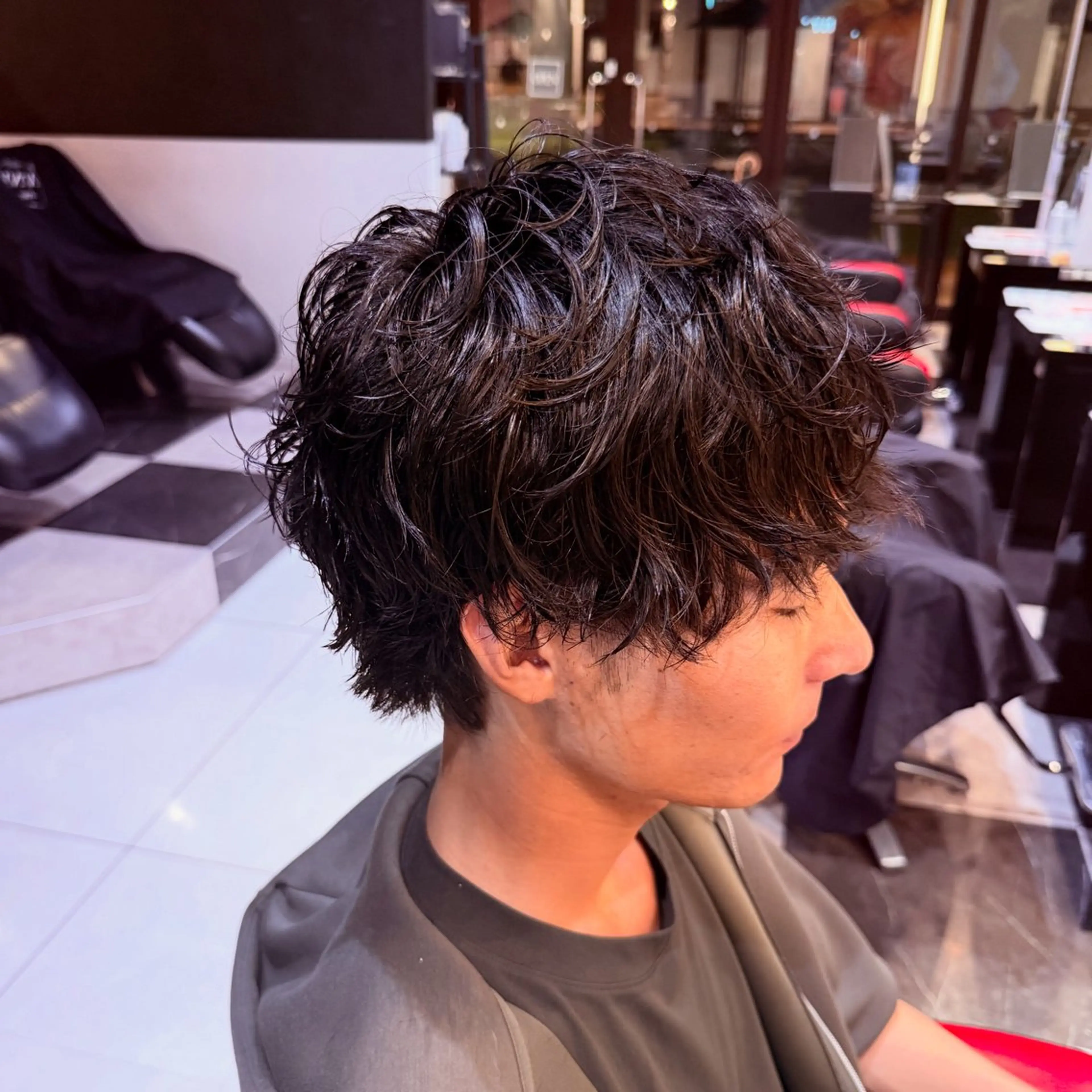 パーマ メンズ カット パーマ ツイストパーマ/ニュ アンス/KAITOのヘアスタイル