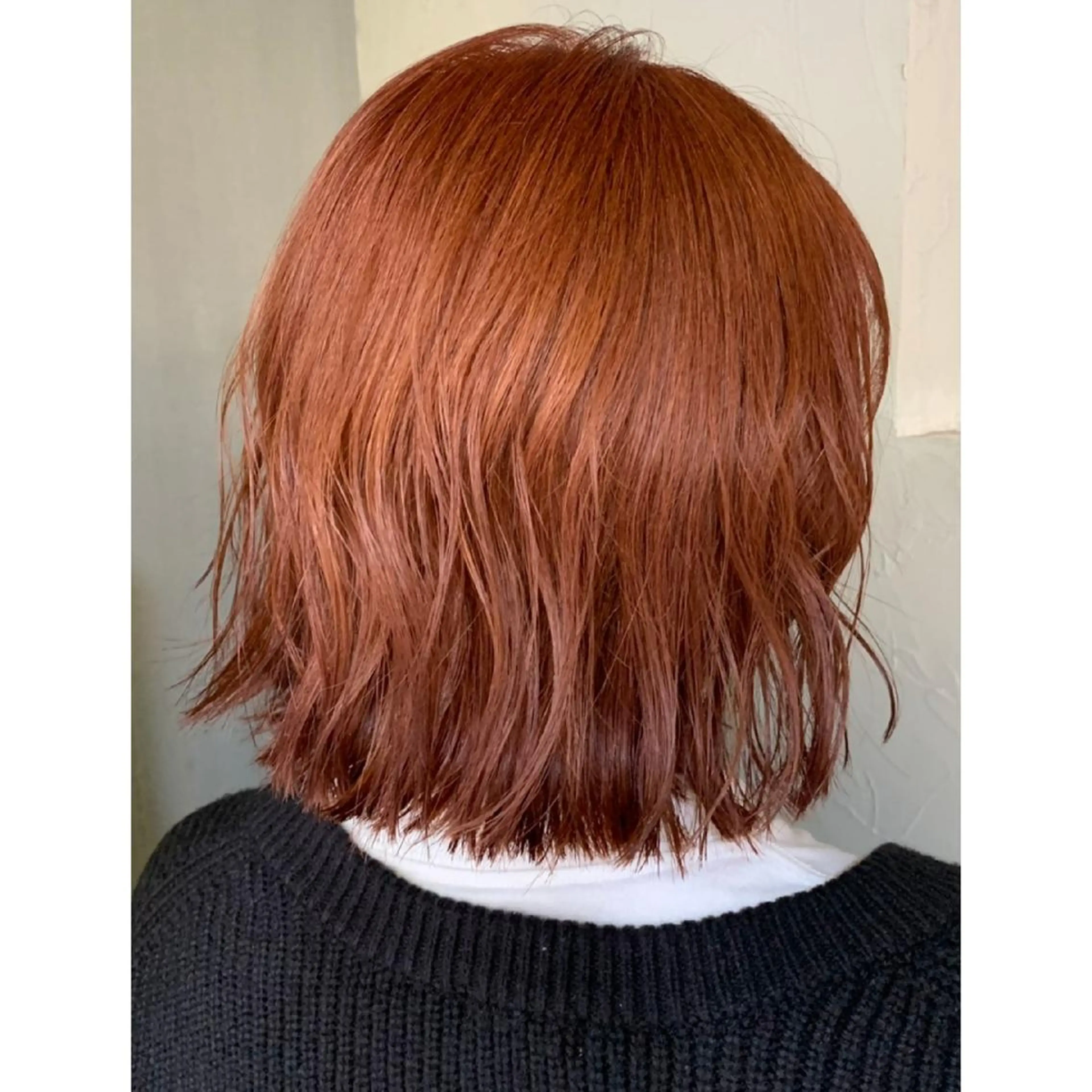 ミディアム カラー ヘアアレンジ ブリーチ ブラウンカラー オレンジ オレンジブラウン 髪質改善サロン🍃 AIRI のヘアスタイル