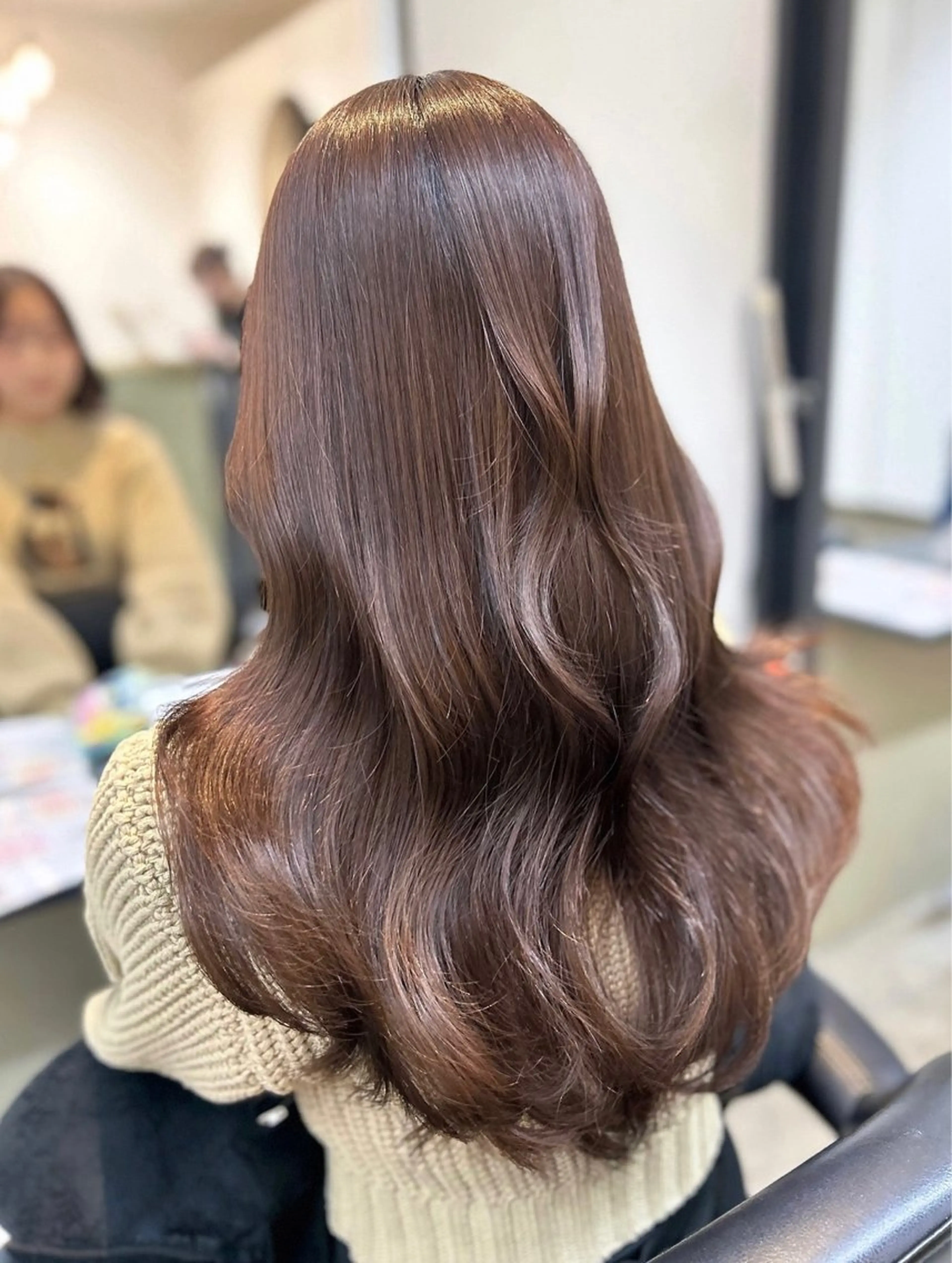 カラー 透明感カラー୨୧ 松山理桜🩰˖ ࣪⊹のヘアスタイル