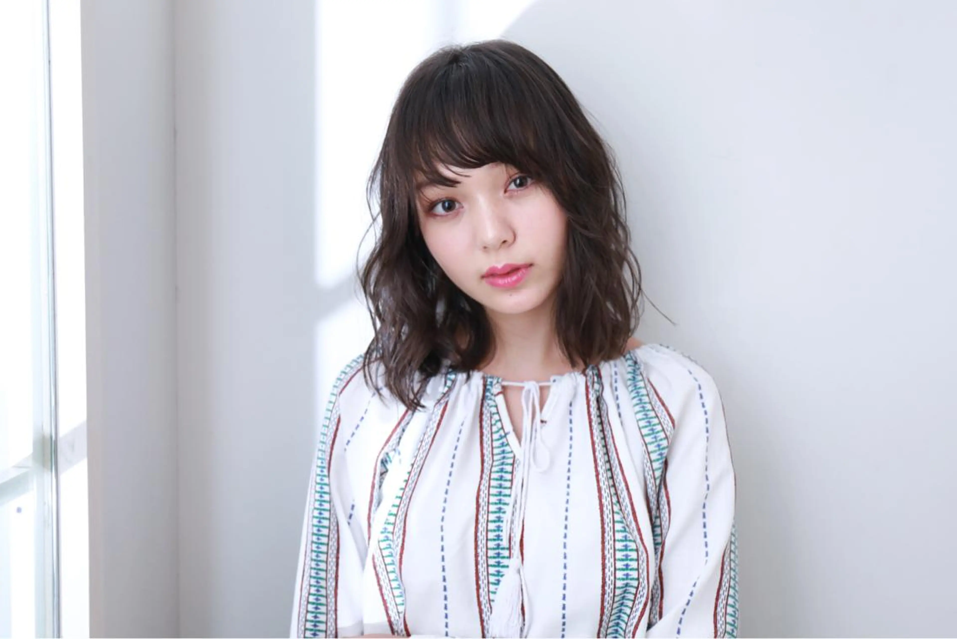 セミロング カラー パーマ セミロングパーマ 可愛いを作る神 ナオヒロのヘアスタイル