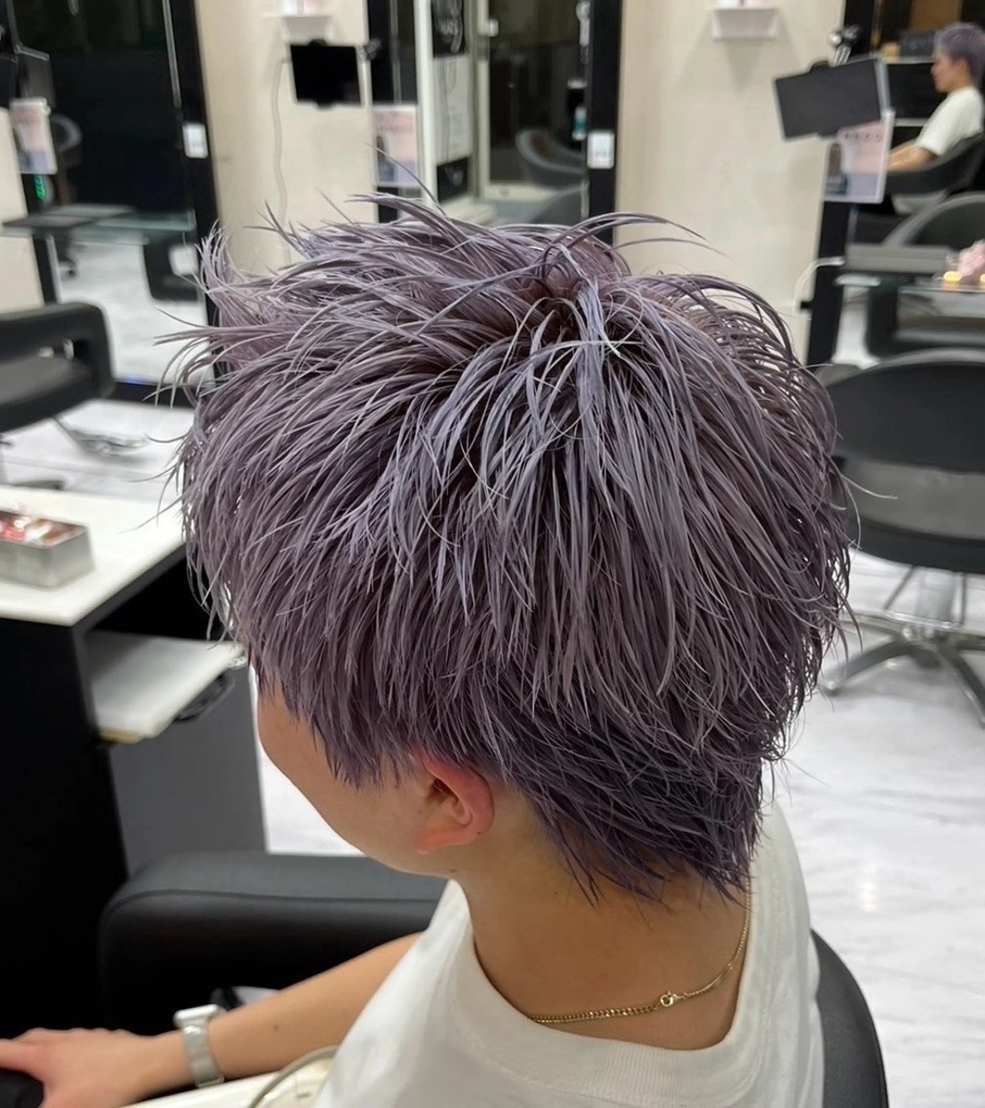 メンズ ヘアカラー 🍊小川実里🍊 /カラーレイヤーのヘアスタイル