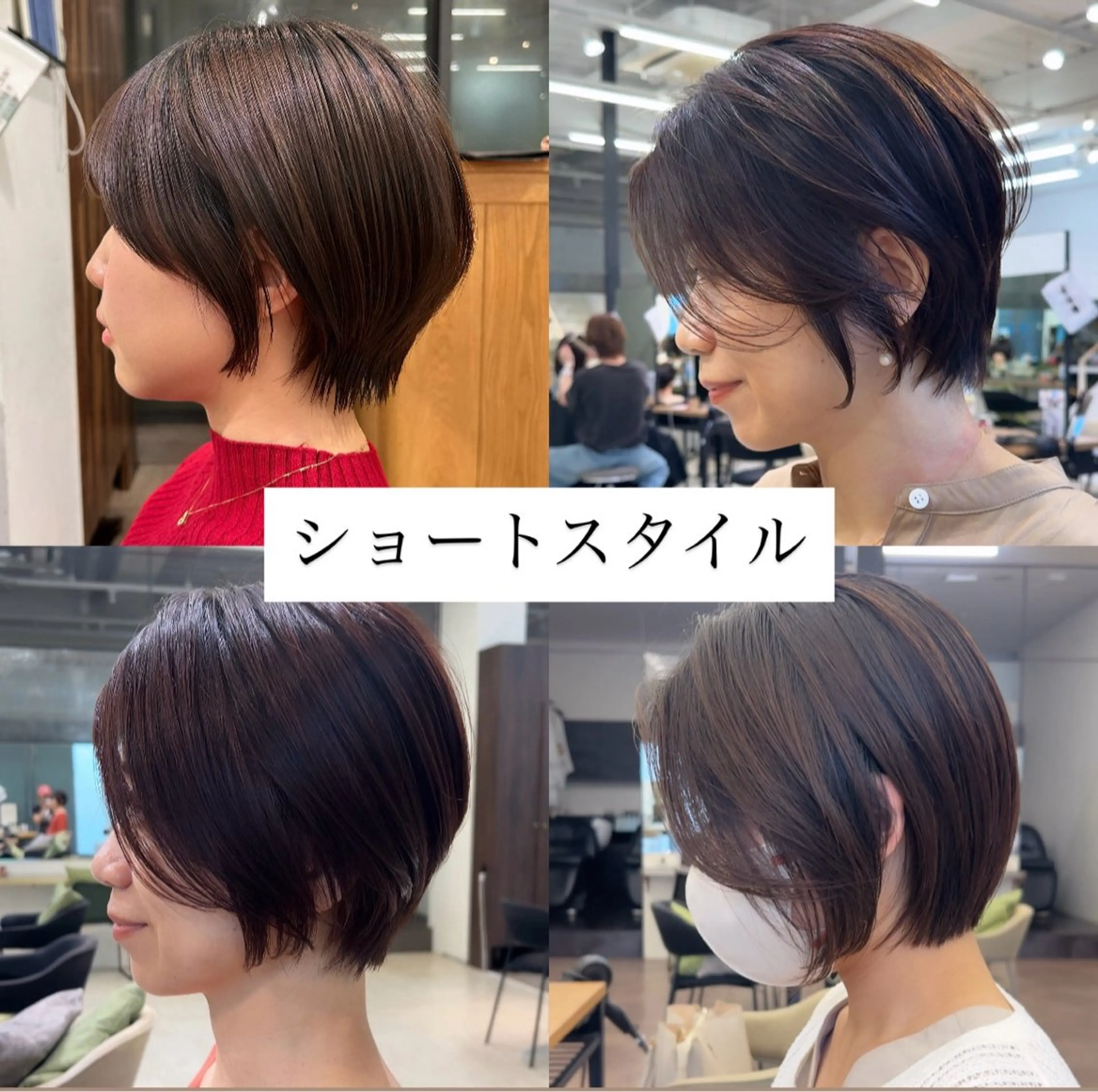 ショート カット ヘアカラー 縮毛矯正 縮毛矯正支持率NO. 1/中﨑葵🕊️✨のヘアスタイル