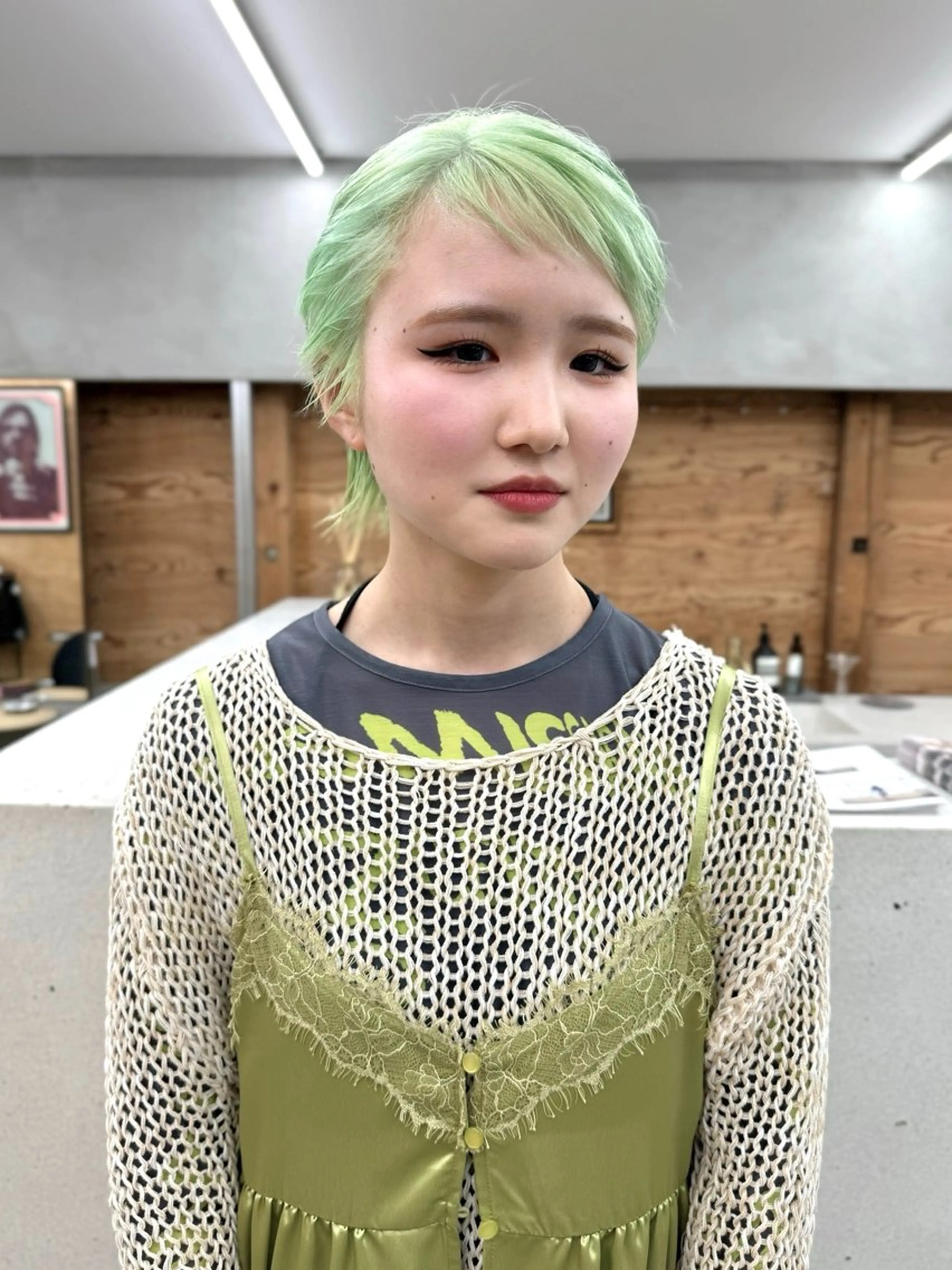 ショート カラー ショートヘア カット ヘアカラー トリートメント ブリーチ/似合わせ Kaito🦕/栄のヘアスタイル