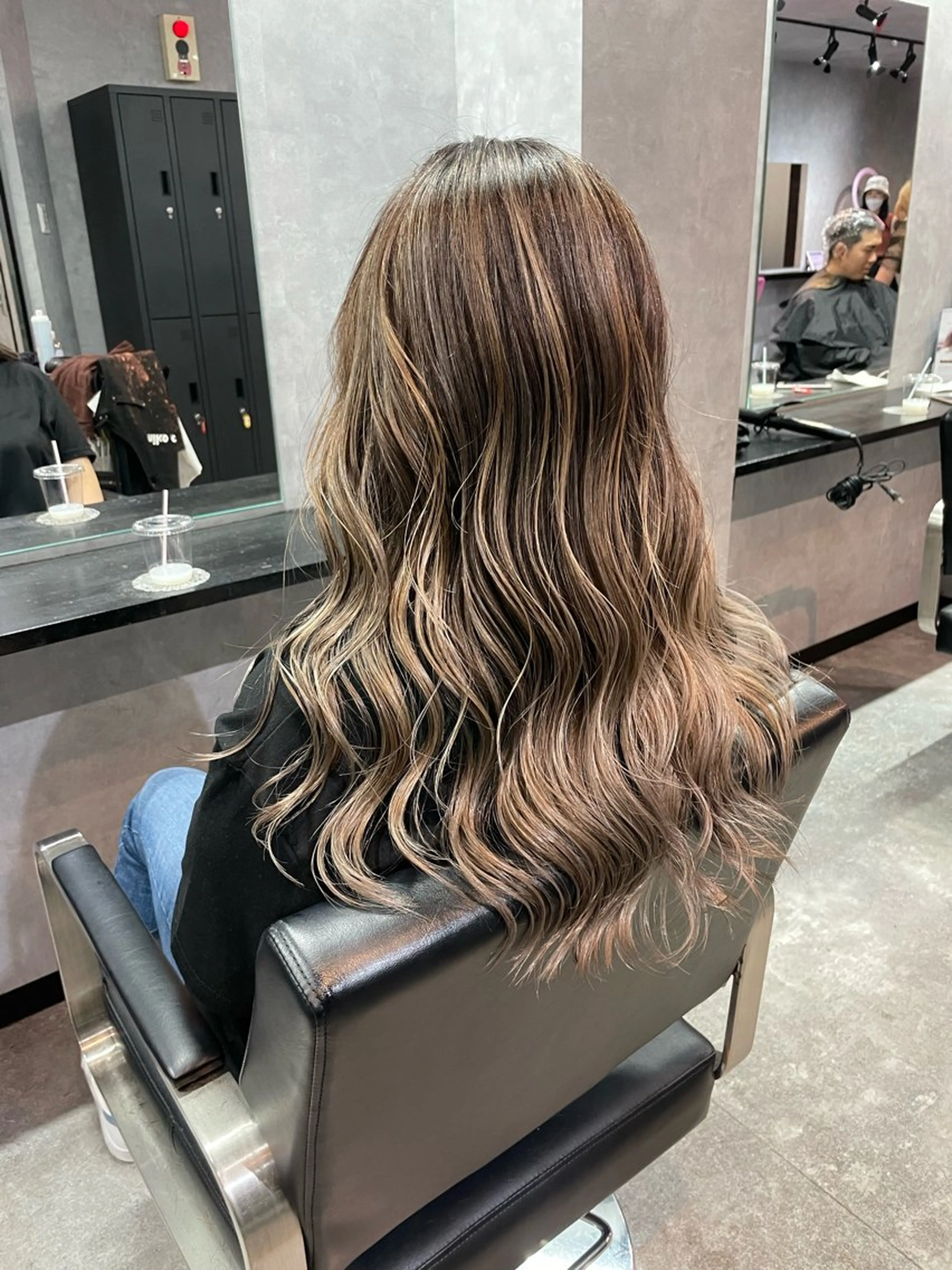 ロング ミストバング ハイライト 髪質改善 ヨシンモリ 韓国風ヘア HAIR SMILE COEURのその他イメージ
