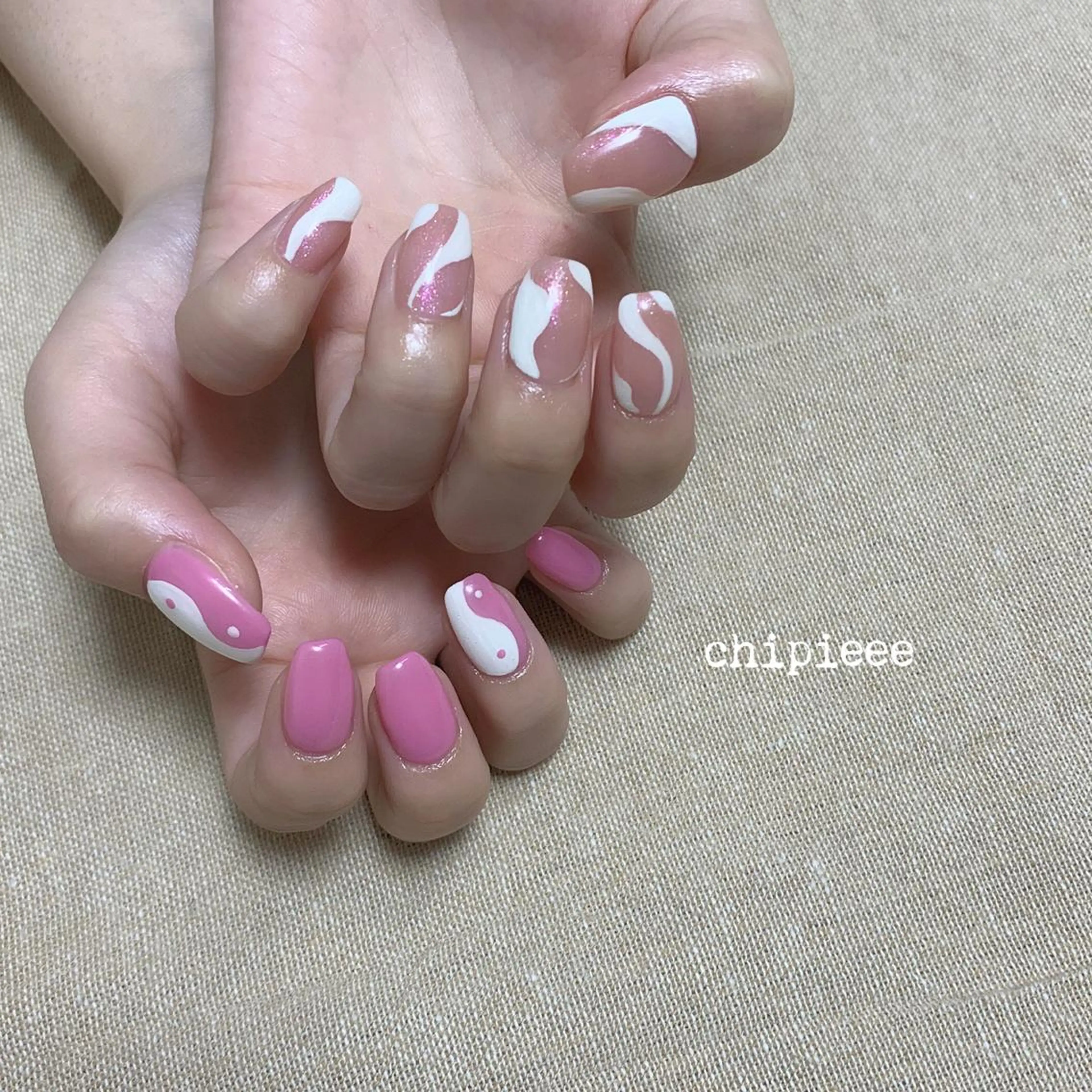 ネイル スクエアネイル charme所属・. SHIORIのネイルデザイン