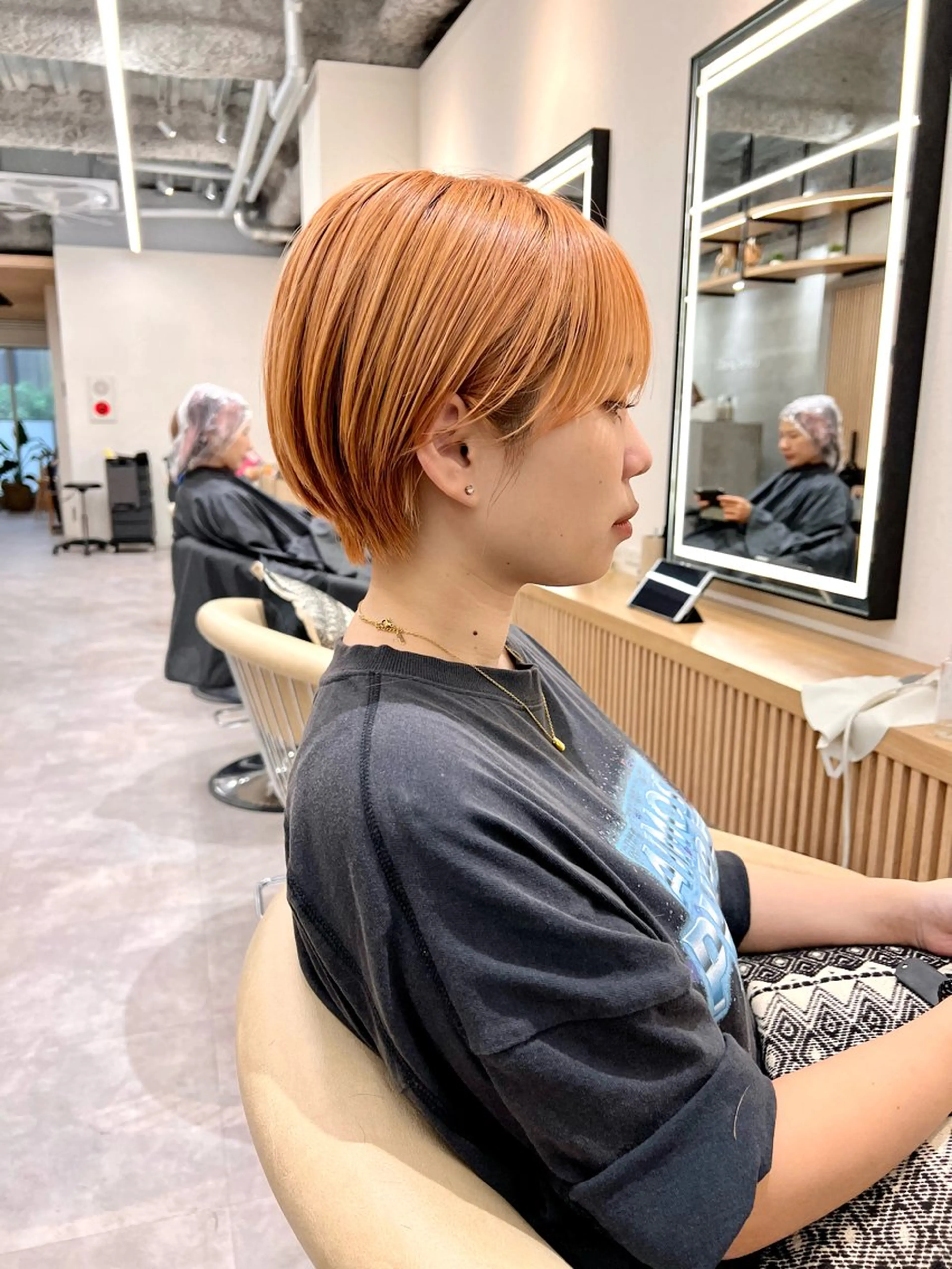 ショート ショートヘア Lond profil 浦和所属・【韓国・ショー ト・パーマ】店長海気のヘアスタイル