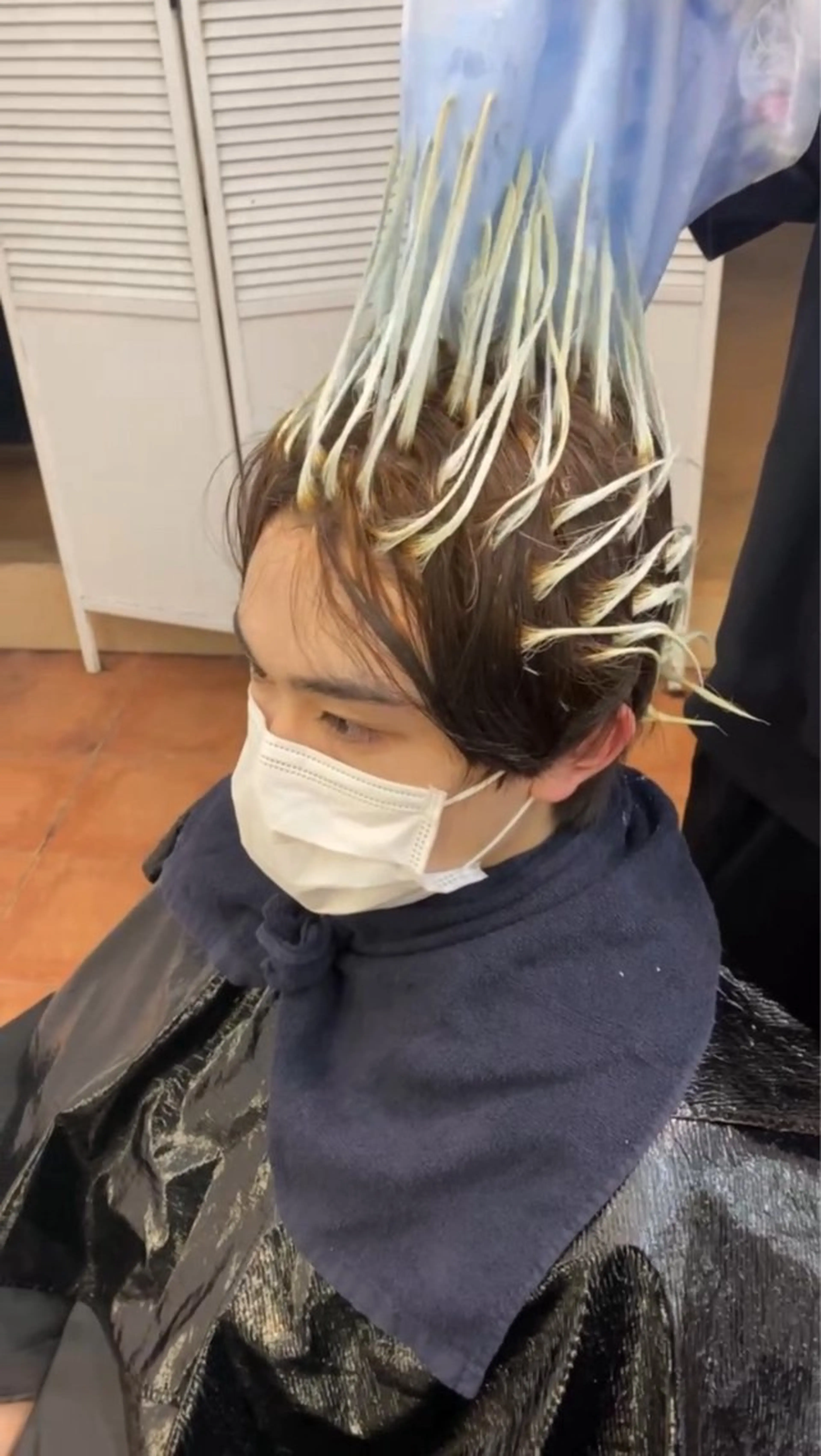 カラー メンズ 𝐚𝐨𝐢 メンズ ‪‪/メッシュのヘアスタイル