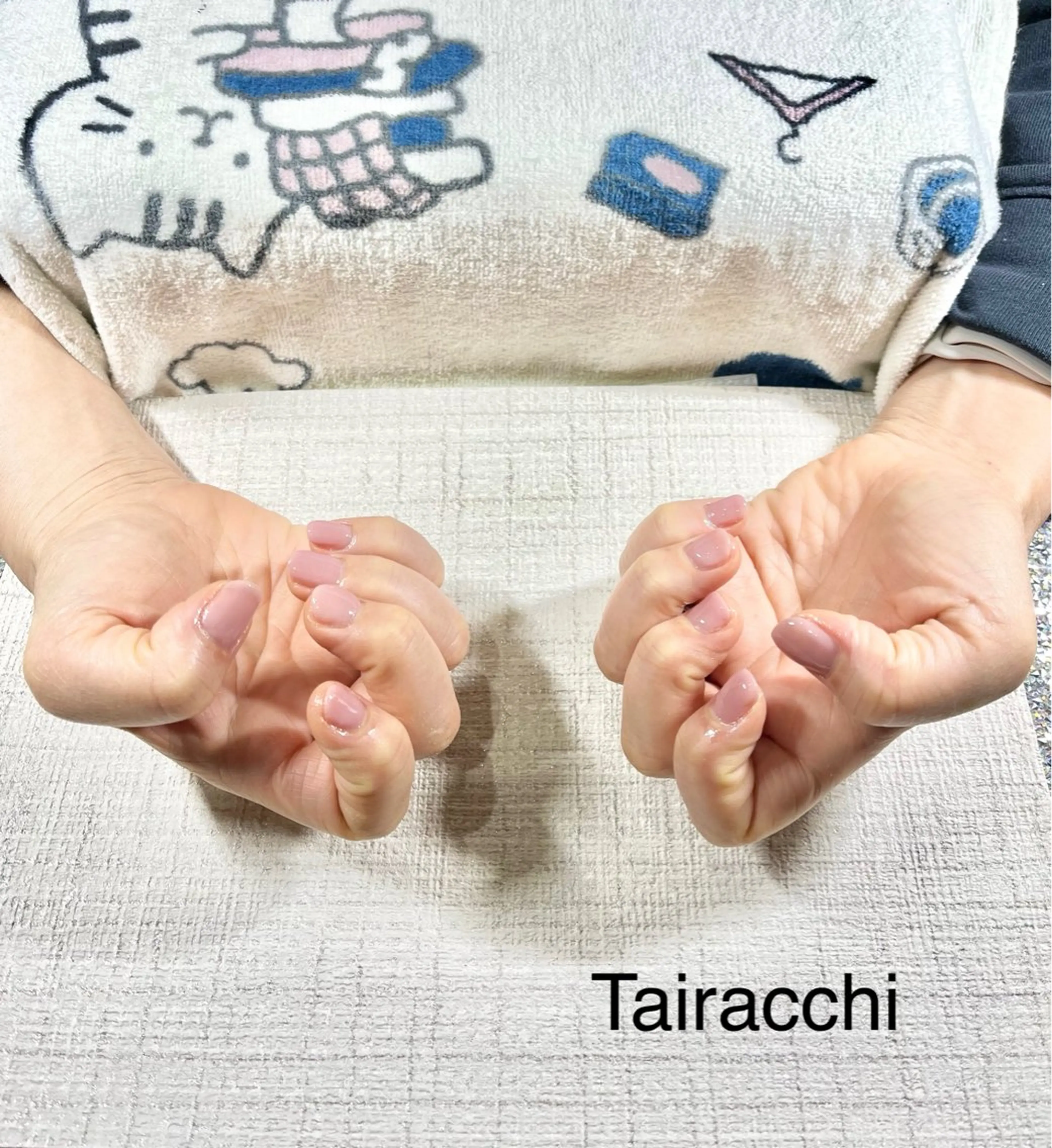 ネイル アートネイル ピンク ショートネイル ハンドネイル Tairacchi ﾀｲﾗｯﾁのネイルデザイン