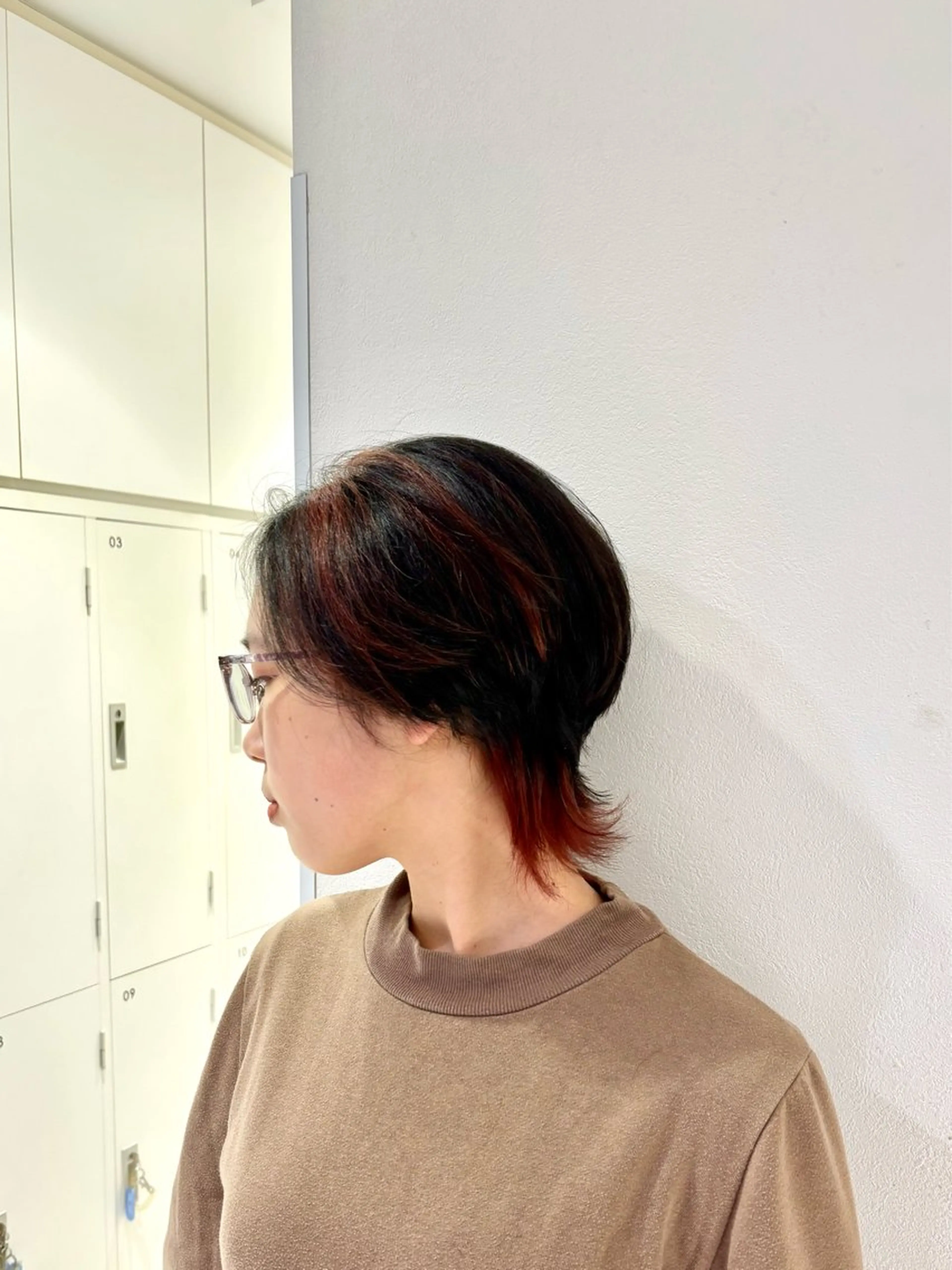 ミディアム ウルフカット カット ヘアカラー 🎀暖色color/ スタイリスト🎖️のヘアスタイル