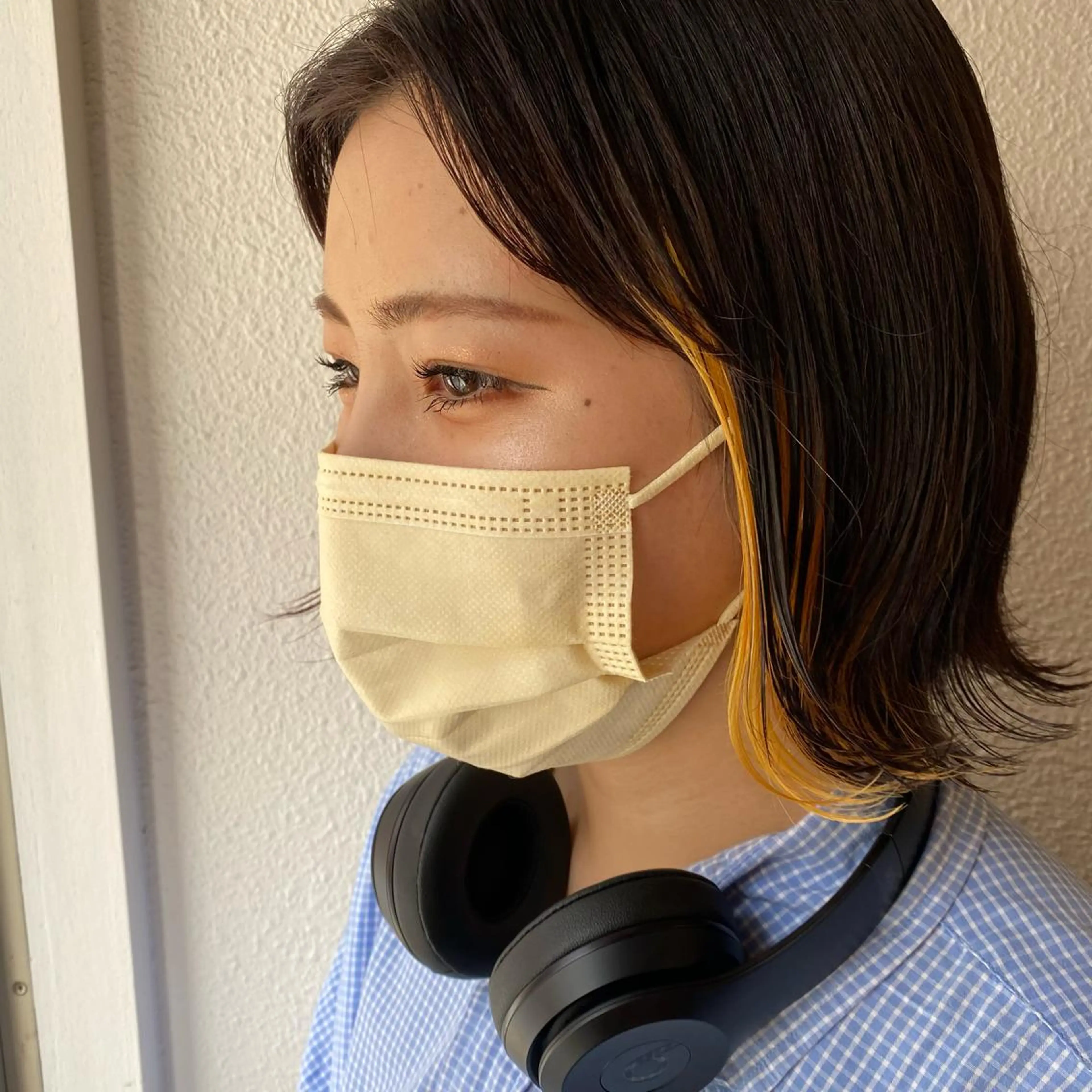 カラー yui/ layer cutのヘアスタイル