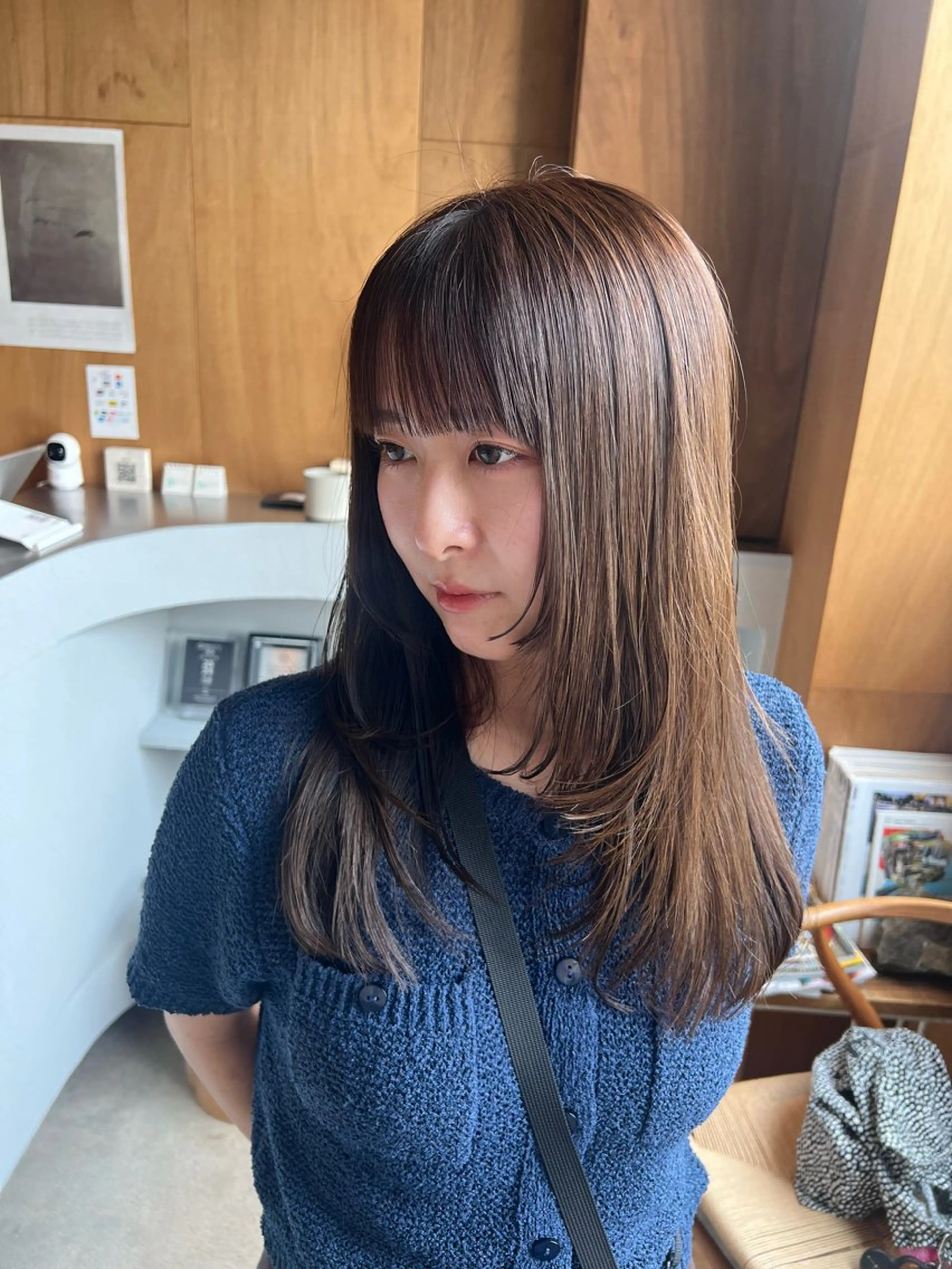 セミロング レイヤーカット duft. cocoroのヘアスタイル