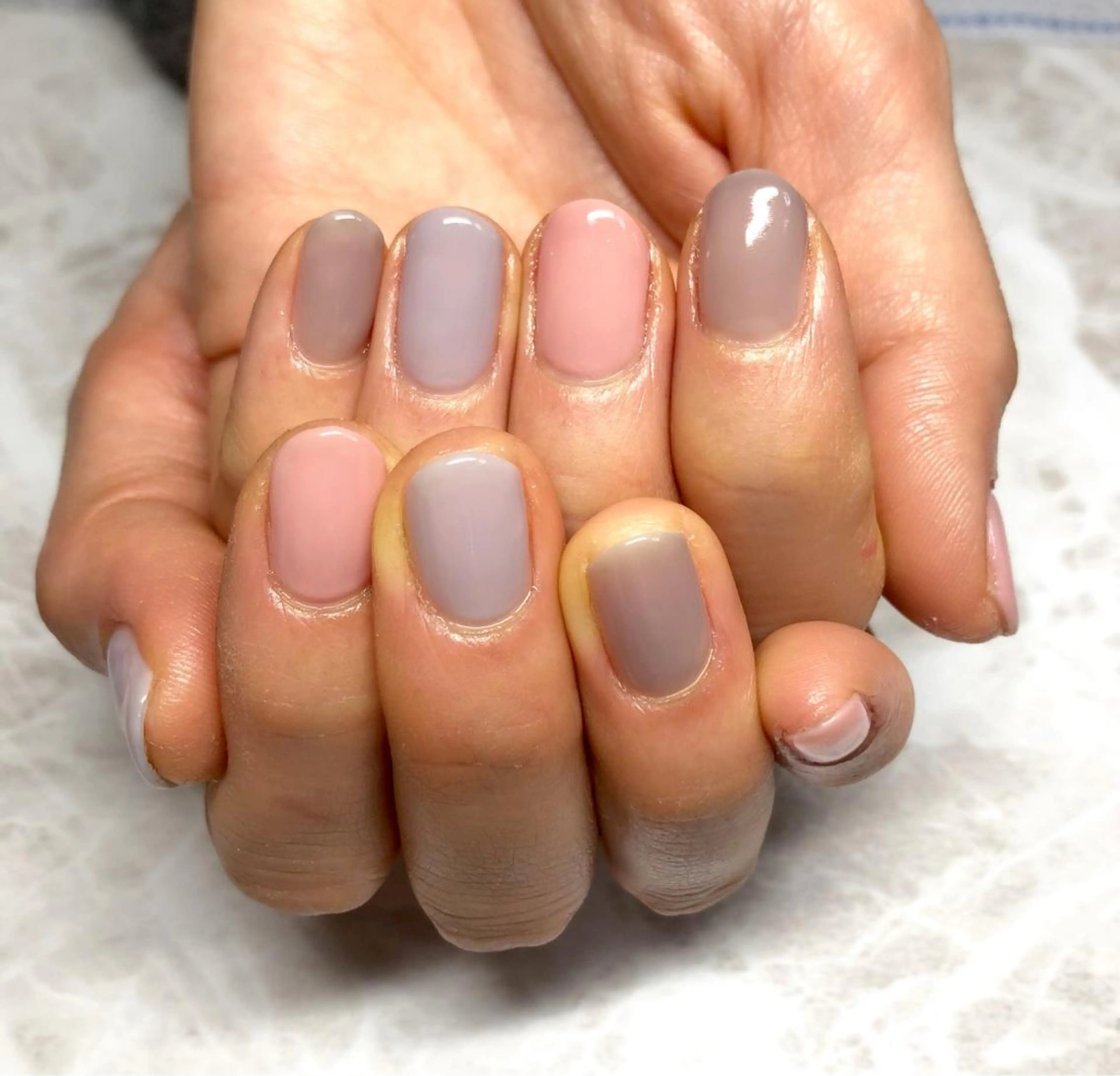 ネイル ワンカラーネイル ハンドネイル luana nailのネイルデザイン