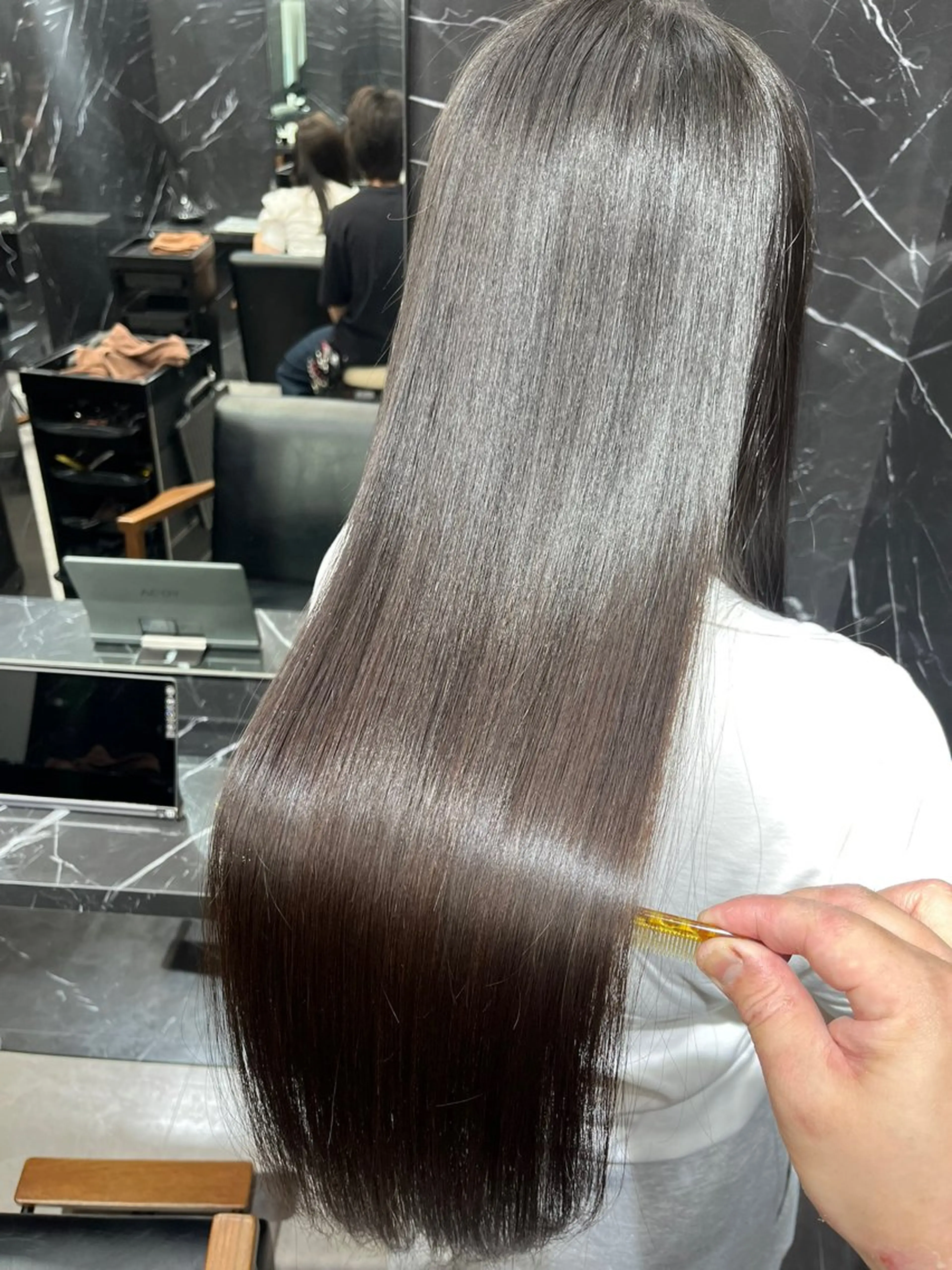 ロング くせ毛 SALOWIN神戸三宮Suite店所属・神戸本格派髪質改善 /MITSUKIのヘアスタイル