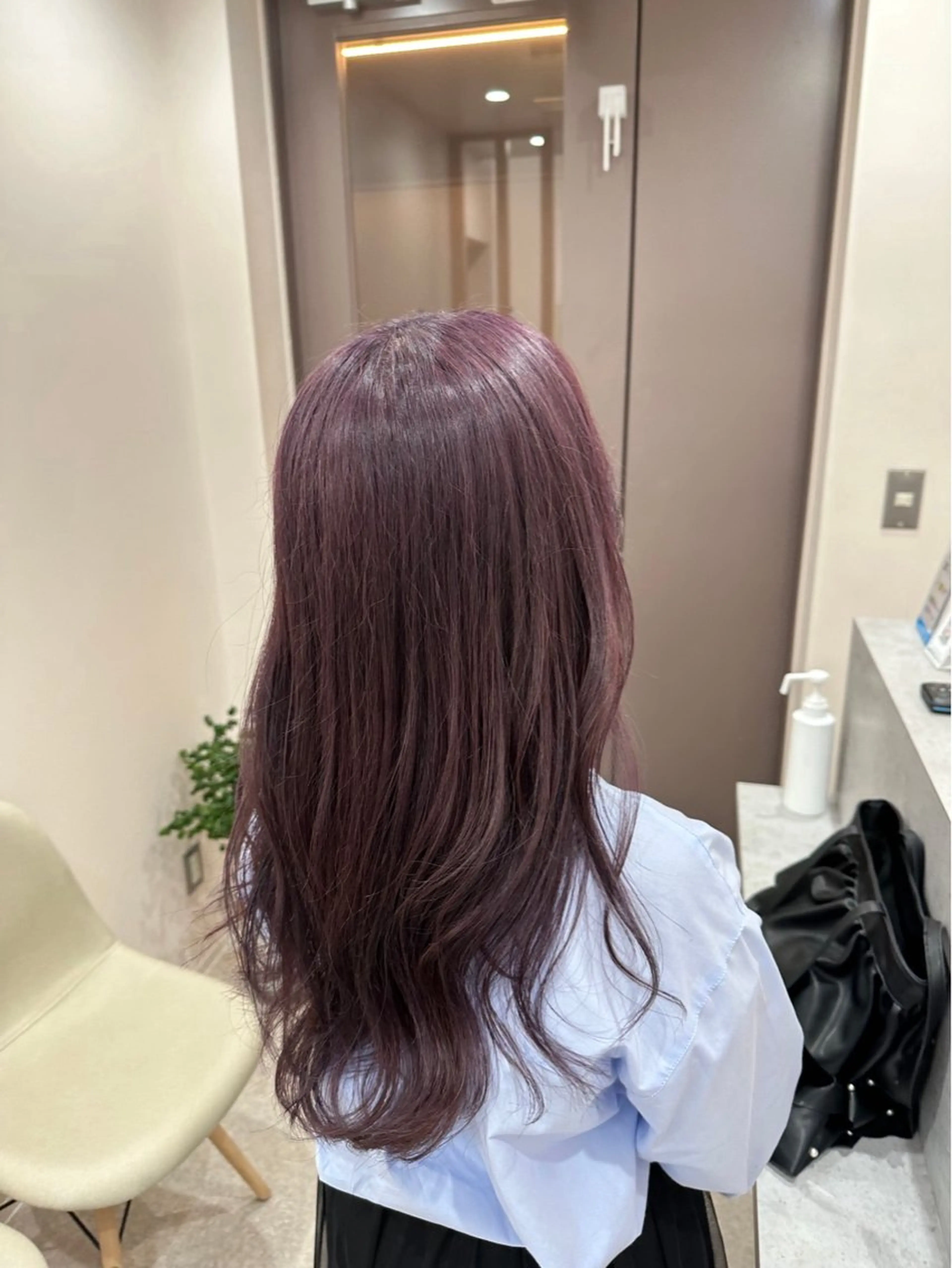 ロング ヘアカラー REINA ISHIDOのヘアスタイル