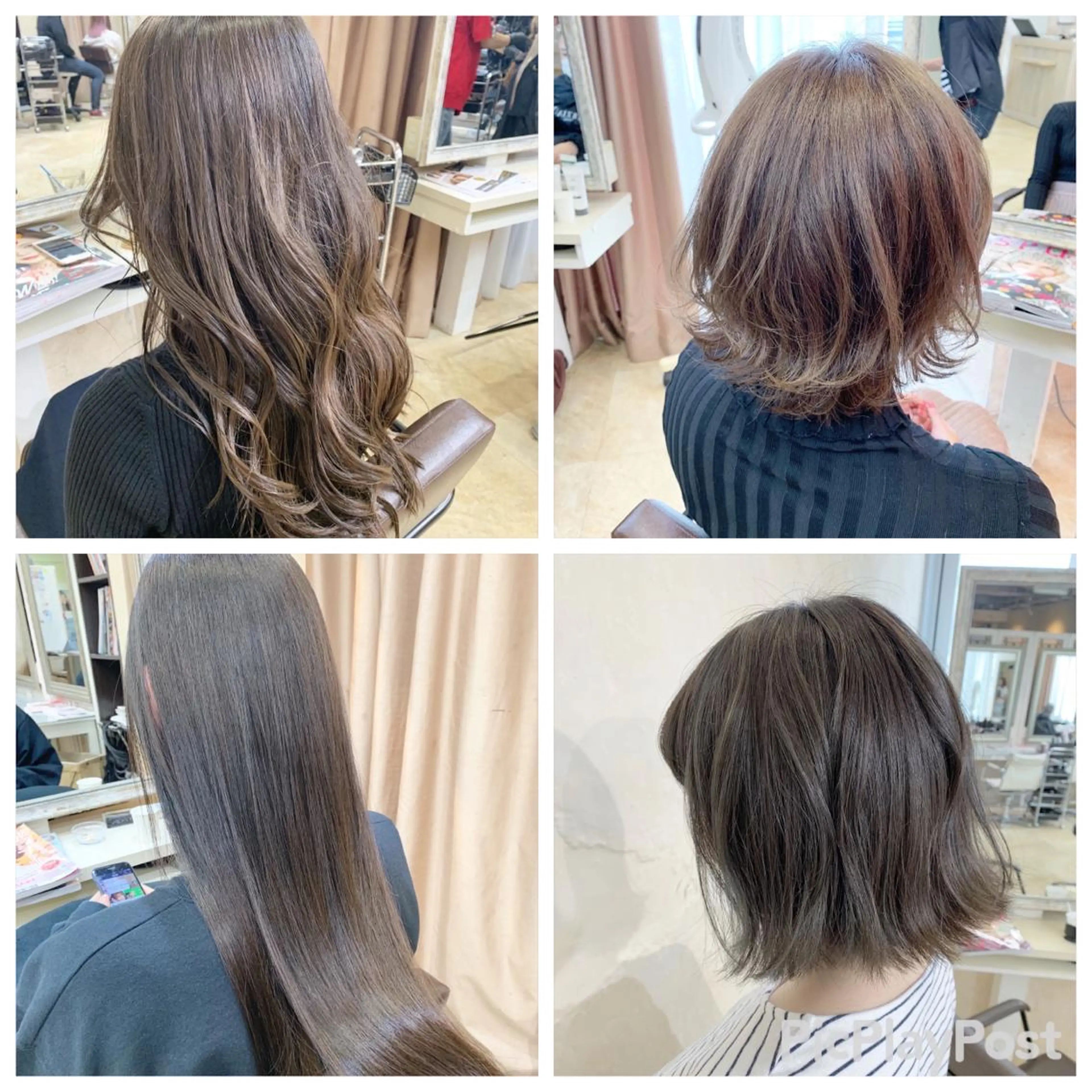 セミロング カラー パーマ ヘアアレンジ メンズ キッズ ネイル マツエク・マツパ 結婚式・ブライダル メンズバレイヤージュ センターパート メンズハイライト メンズインナーカラー 角床直哉 カラーカットNO 1のヘアスタイル