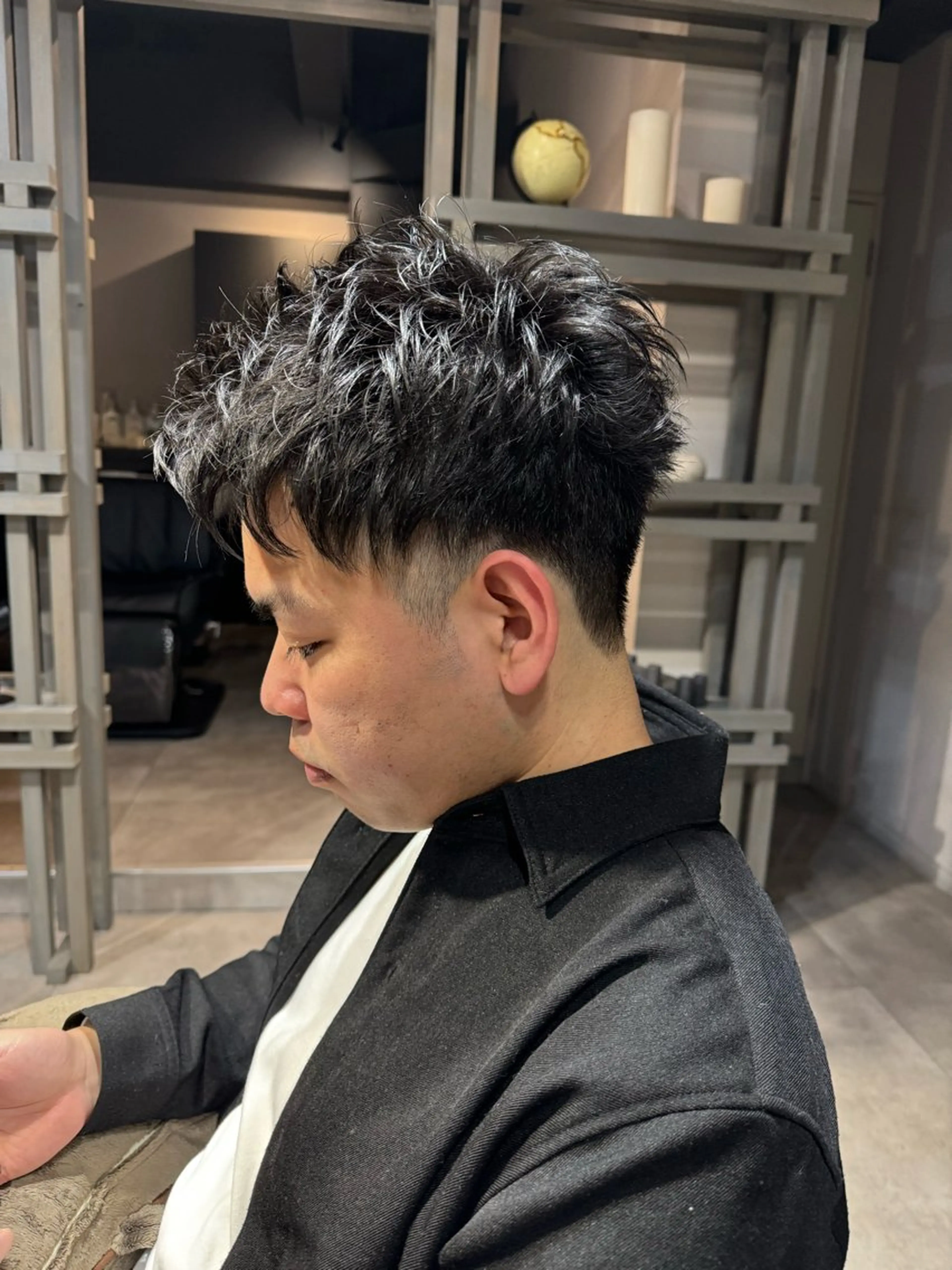 ショート メンズ カット ヘアカラー パーマ トリートメント Dxxxx III所属・女性目線の大人 メンズ*Ayakaのヘアスタイル