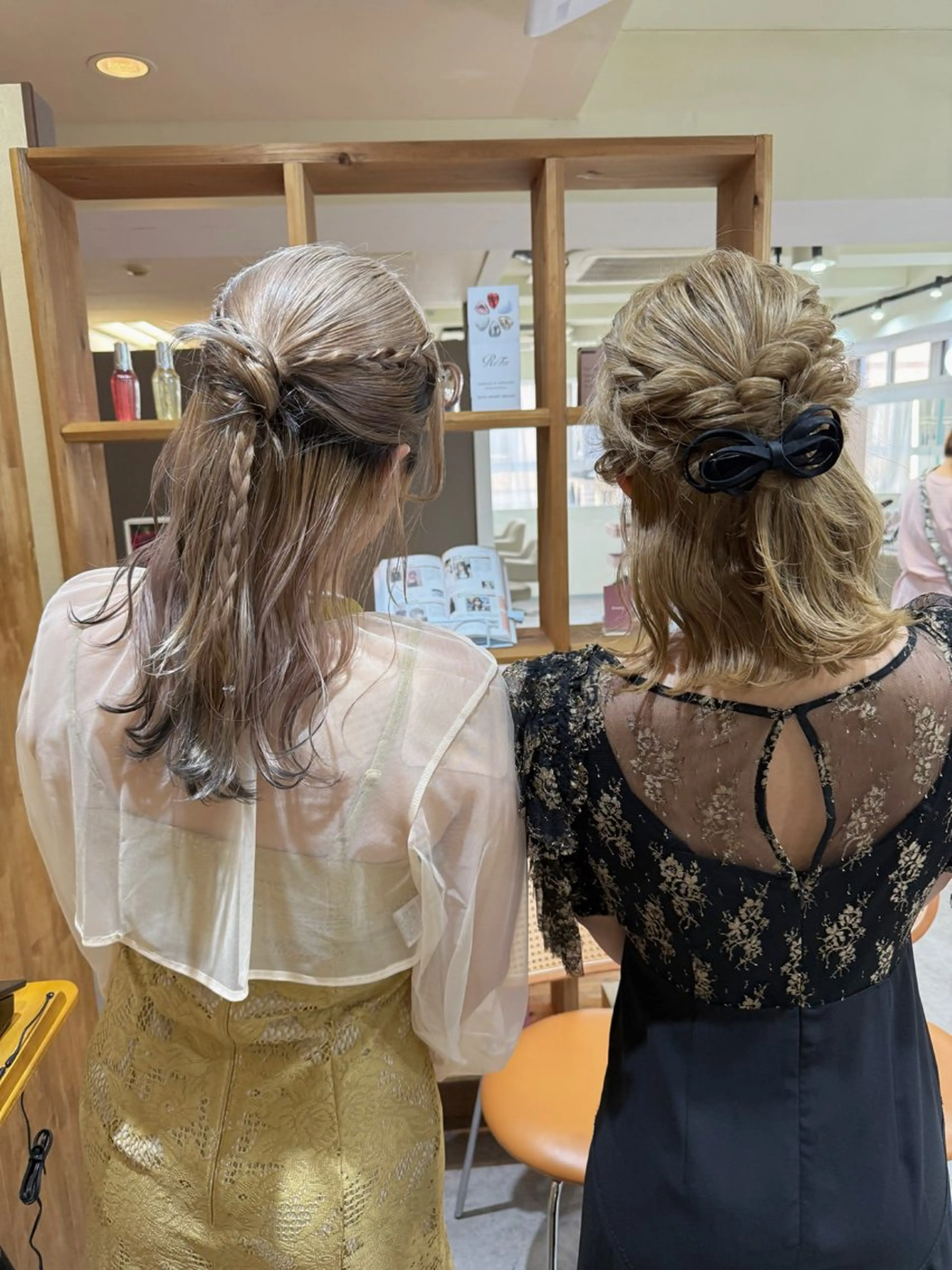 ミディアム ヘアアレンジ ヘアセット 韓国風パーマ/耳つぼ ヘアセット/みづきのヘアスタイル