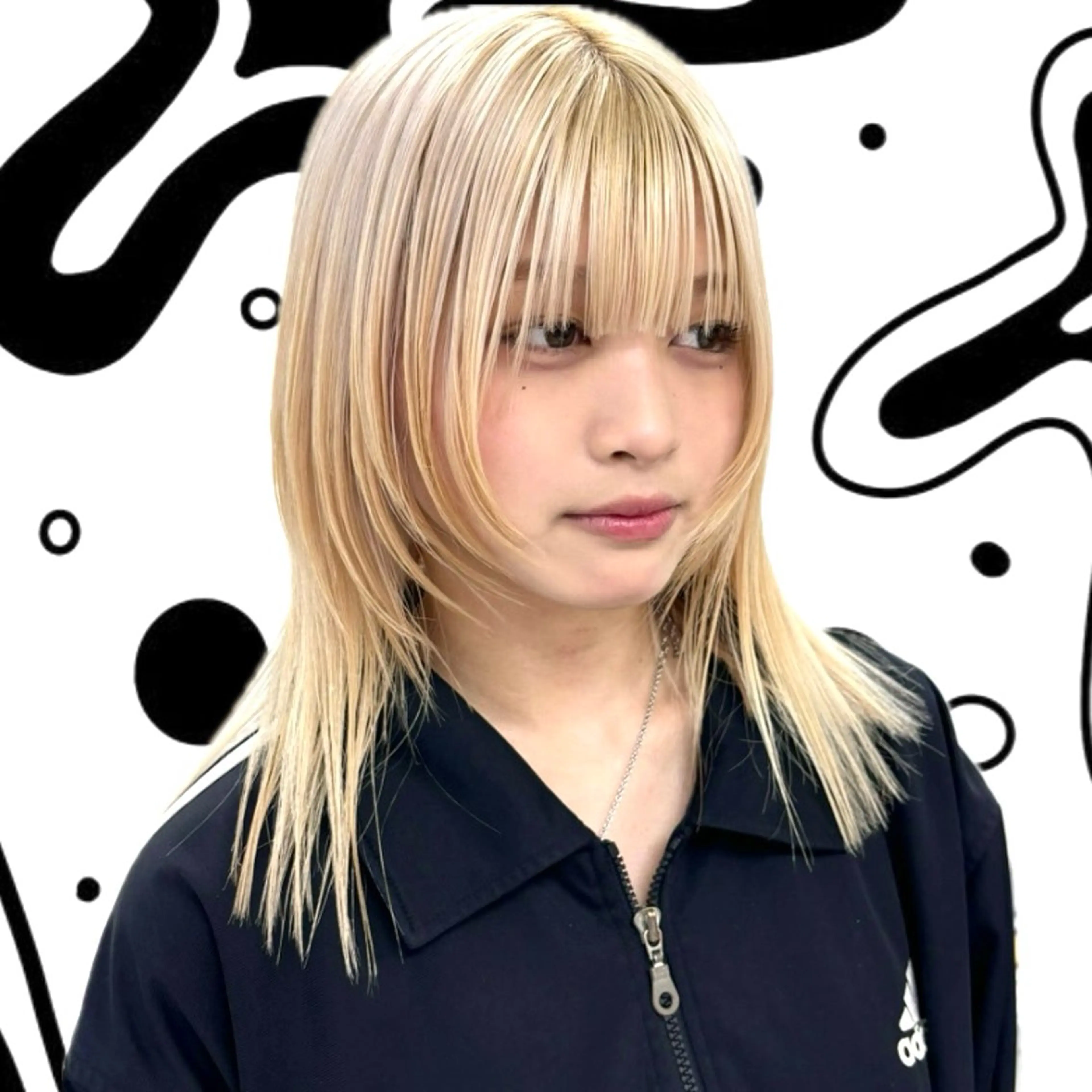 セミロング カラー ヘアカラー トリートメント hair salon 丹tan所属・Rena✴︎トレンド ×スタンダードMIXのヘアスタイル