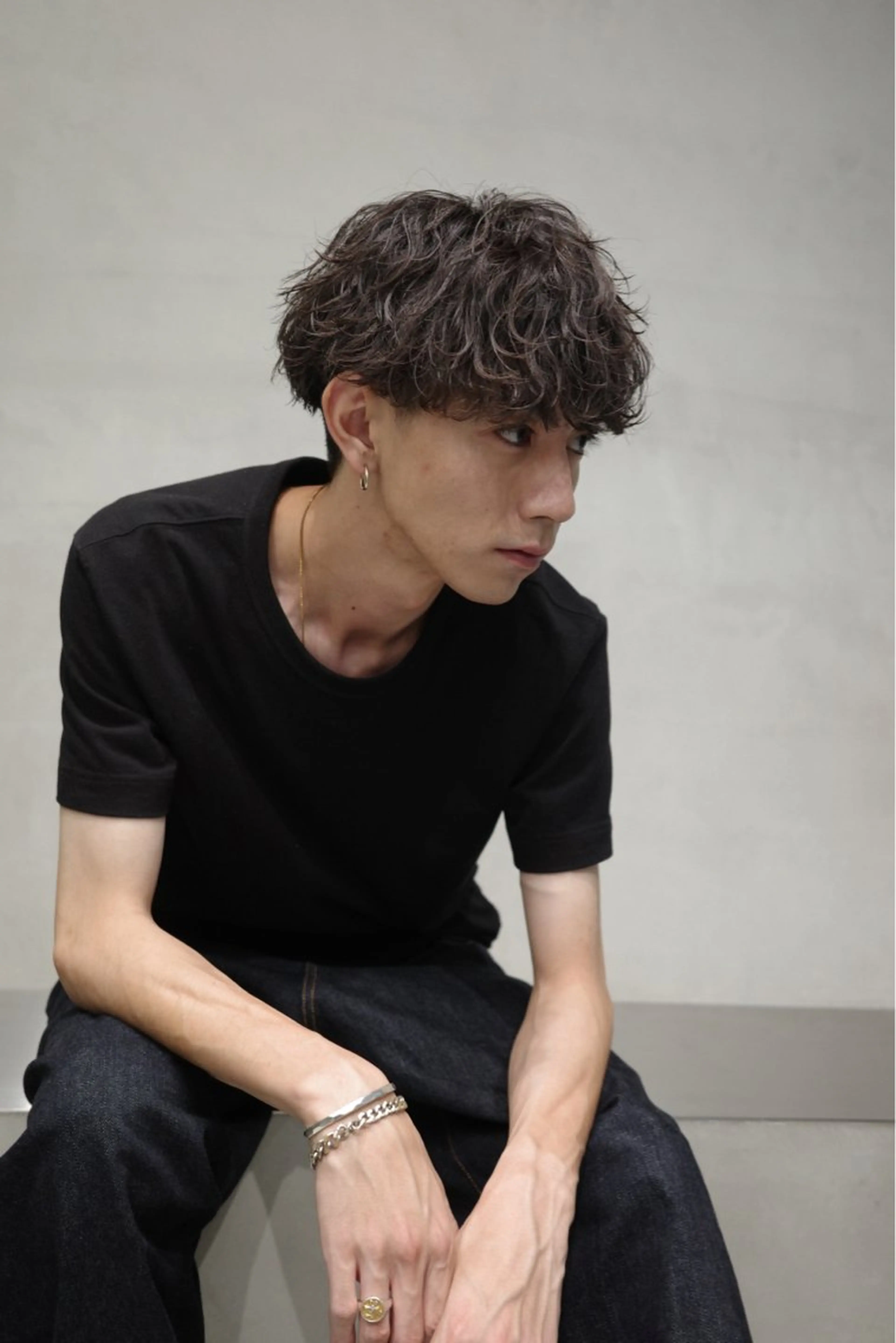 パーマ メンズ カット パーマ トリートメント 当日予約⭕️ fifth渋谷太田のヘアスタイル