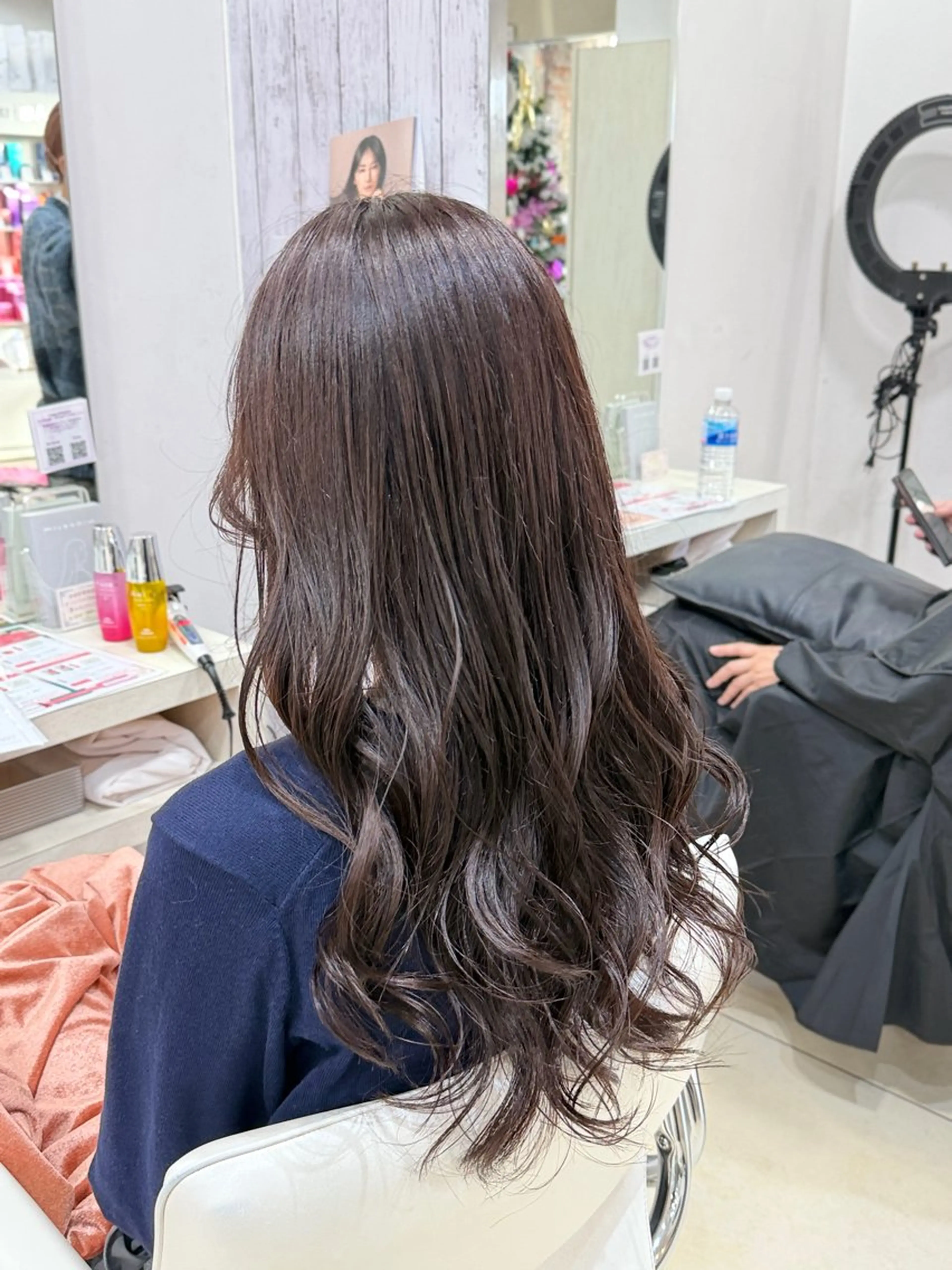 ロング カラー グレージュ ヘアカラー トリートメント 🤎ベージュカラー/ 髪質改善/山岸🤎のヘアスタイル