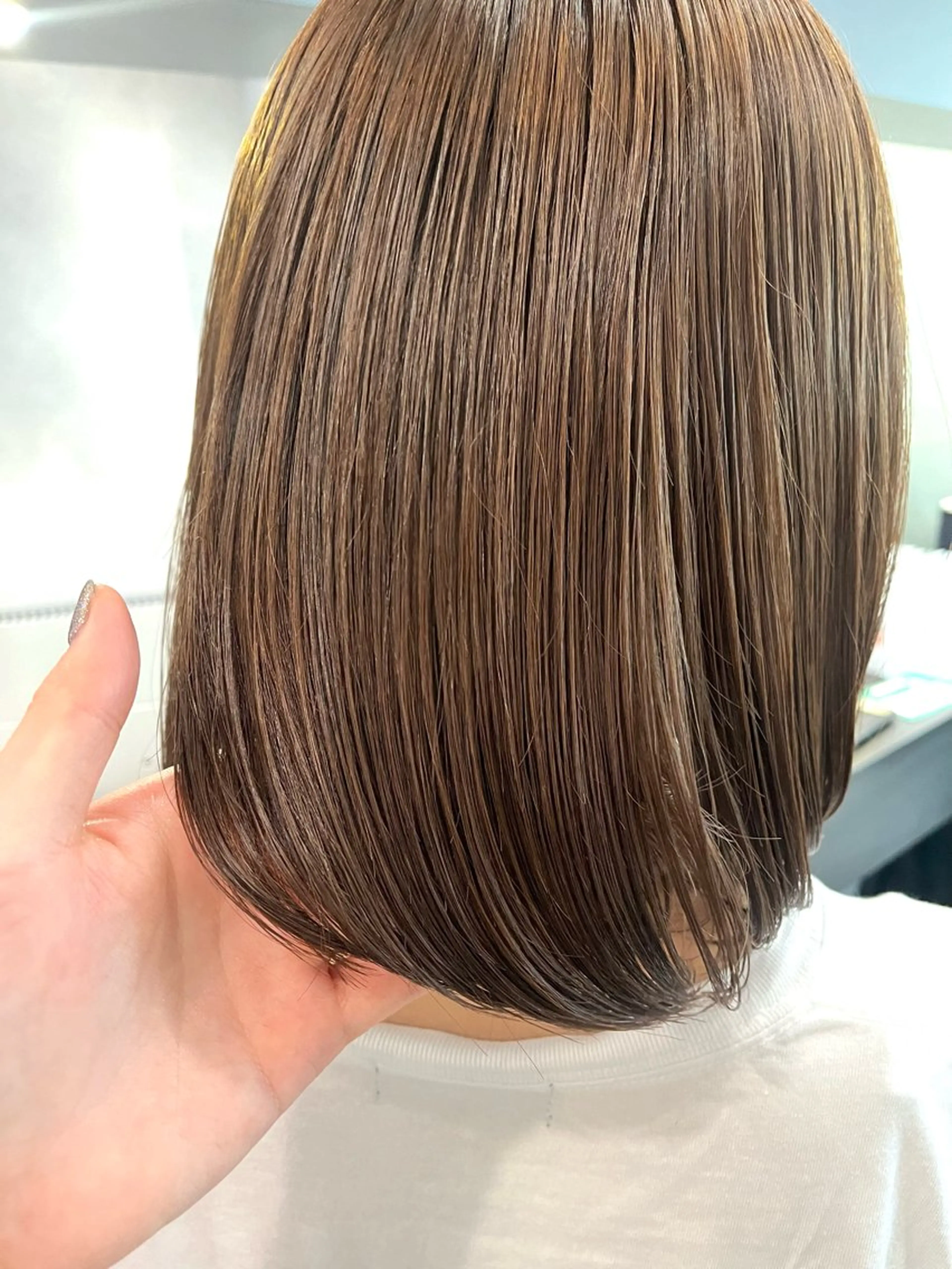 ミディアム ブリーチなし ダブルカラー/ゆなのヘアスタイル