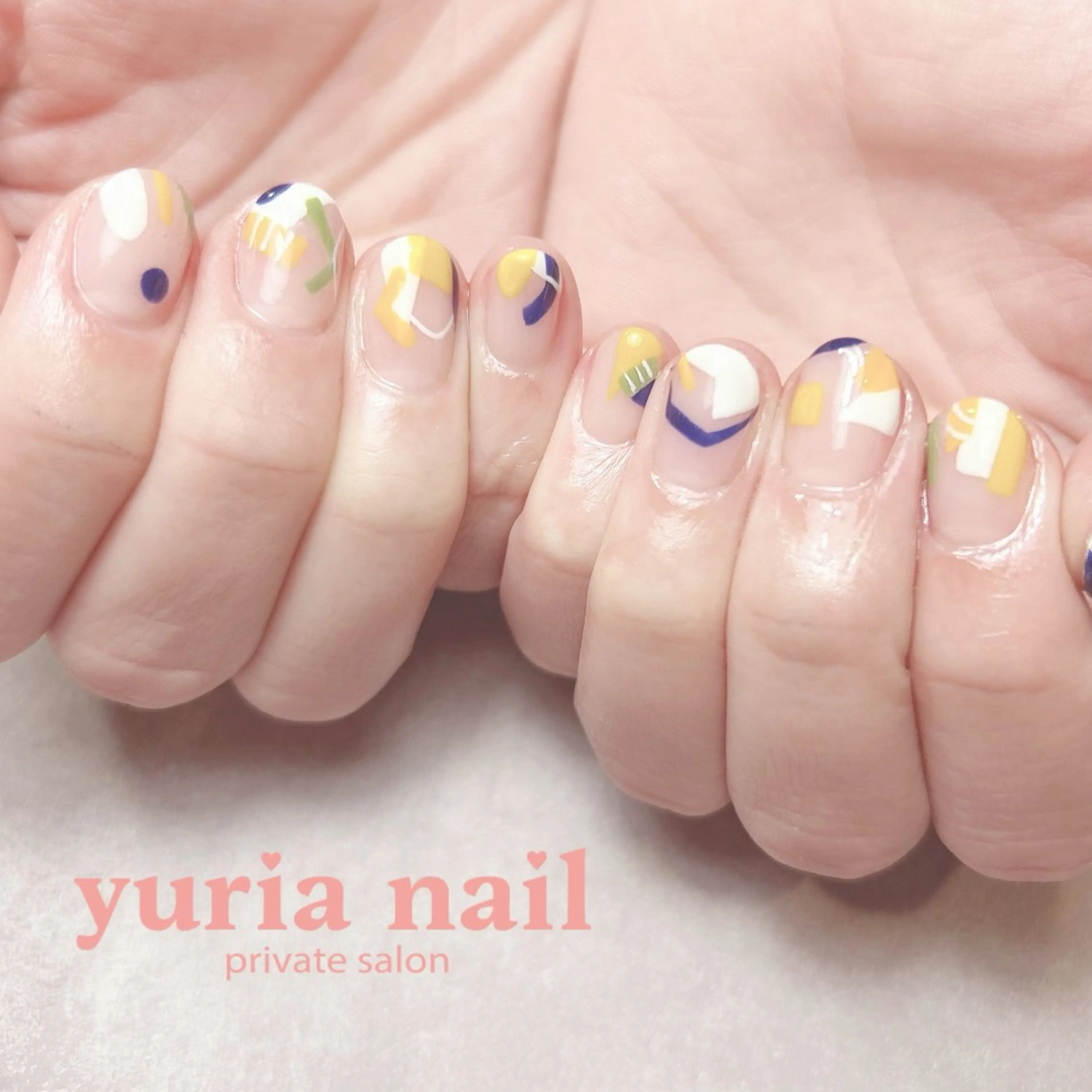 ネイル ジェルネイル 持ち込み ハンドネイル 小林 ゆりあのネイルデザイン