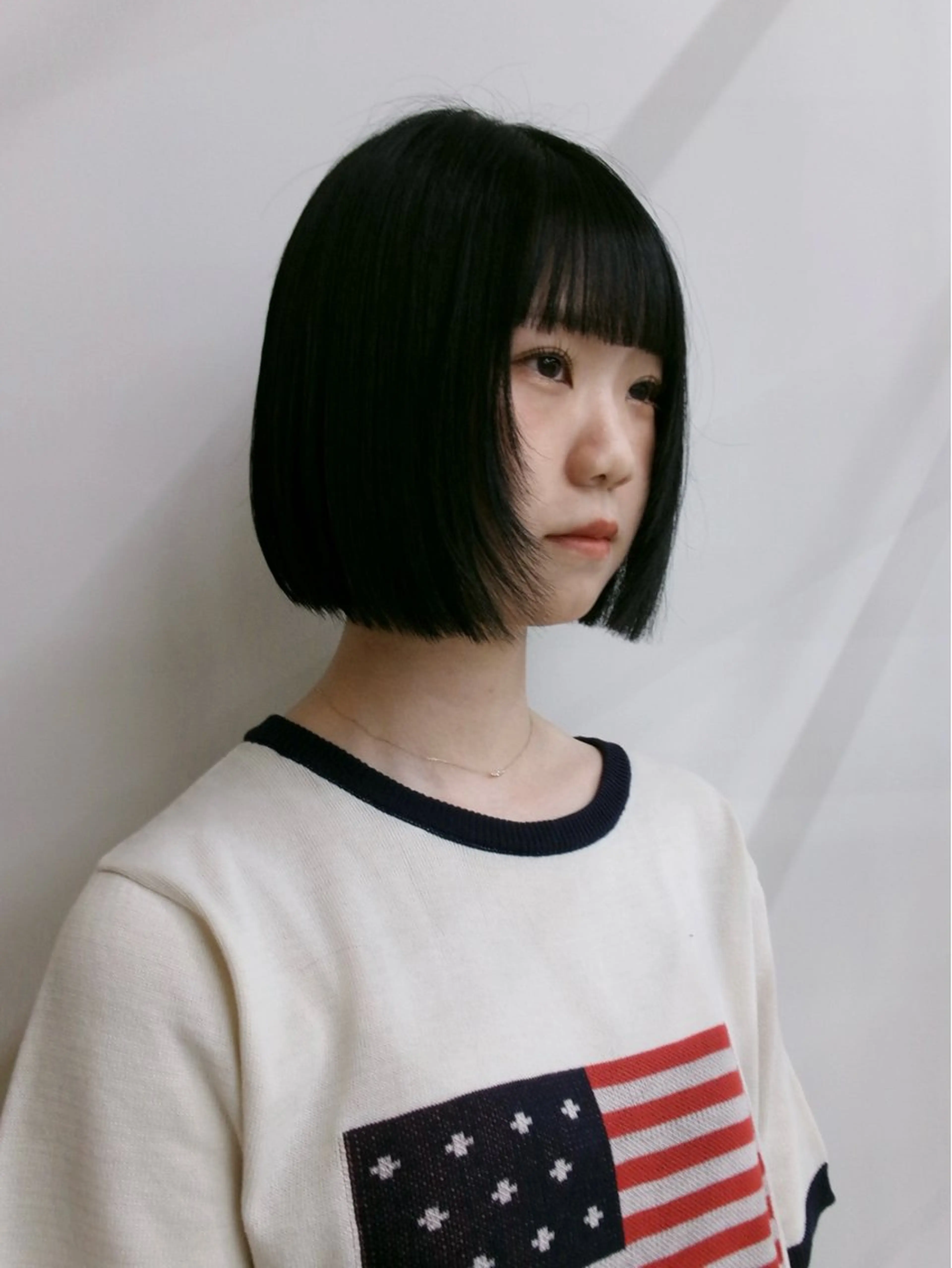 ショート ボブレイヤー ボブ レイヤーカット Vibe所属・hanami パーマ/透明感カラーのヘアスタイル