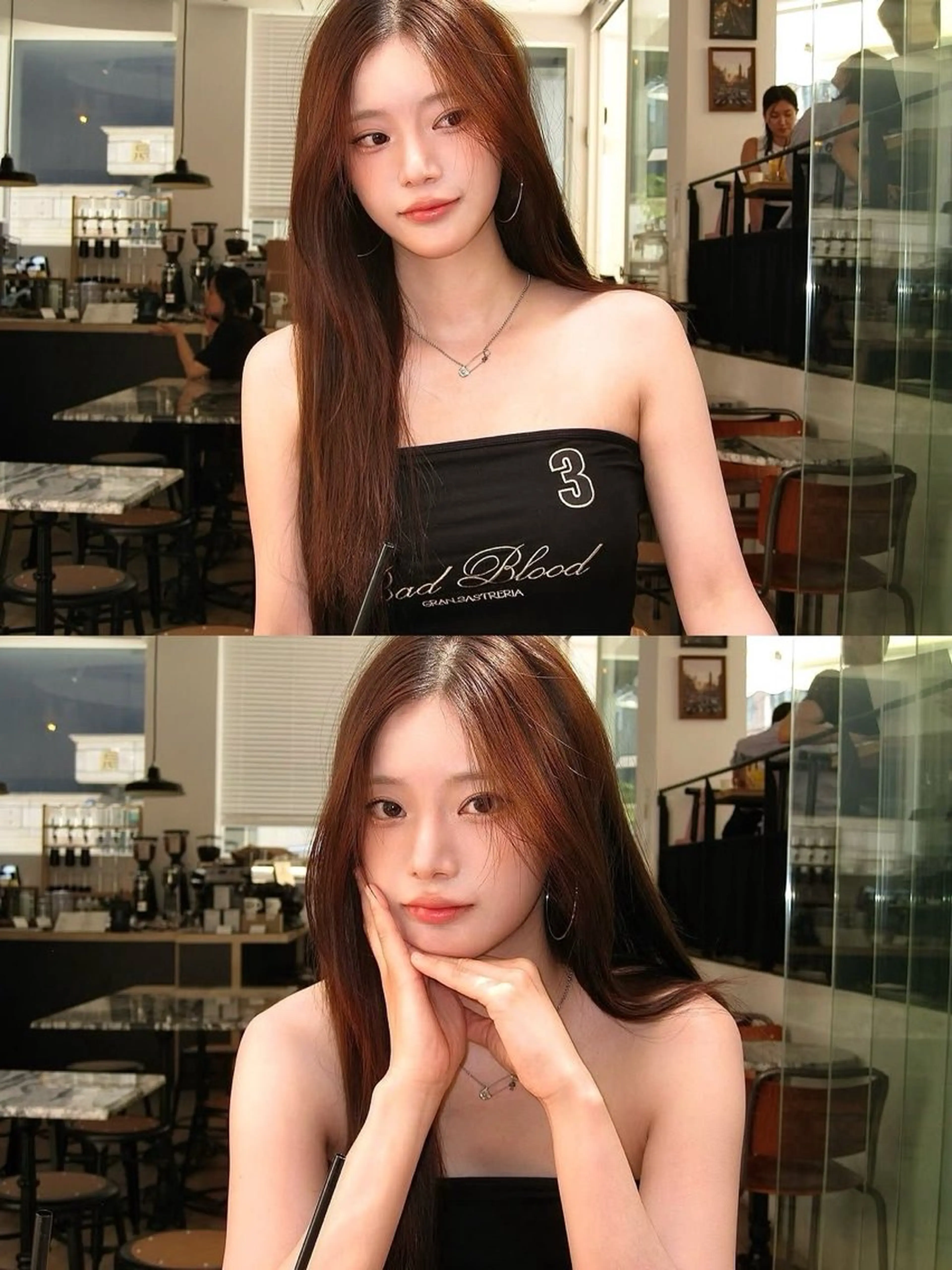 ロング カラー カット ヘアカラー トリートメント 中韓🇨🇳🇰🇷 🤍TAKAHIROのヘアスタイル