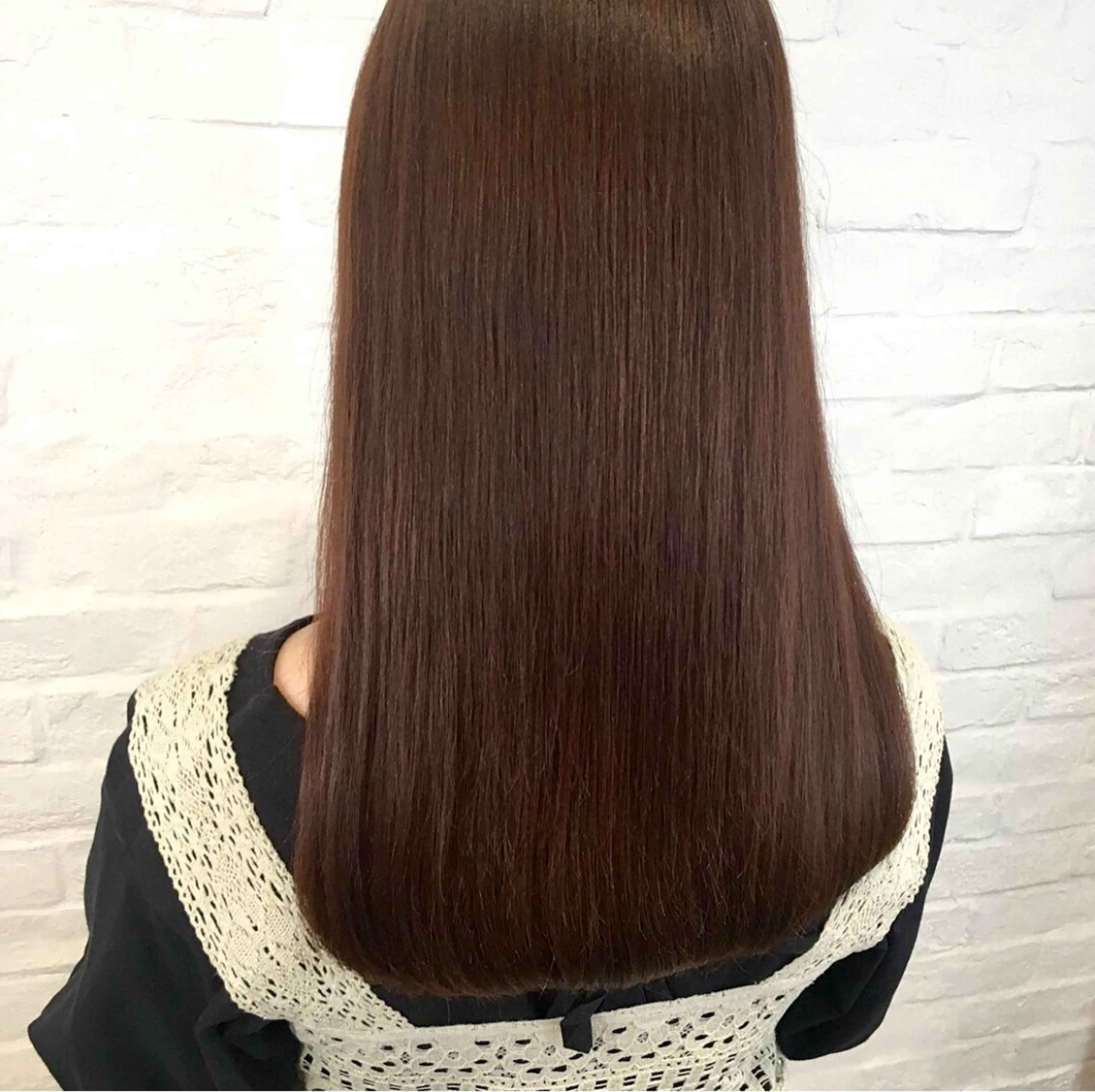 セミロング カラー パーマ カット ヘアカラー 縮毛矯正 トリートメント ヘアセット レイヤー/透明感/ 髪質改善🩵NANAのヘアスタイル