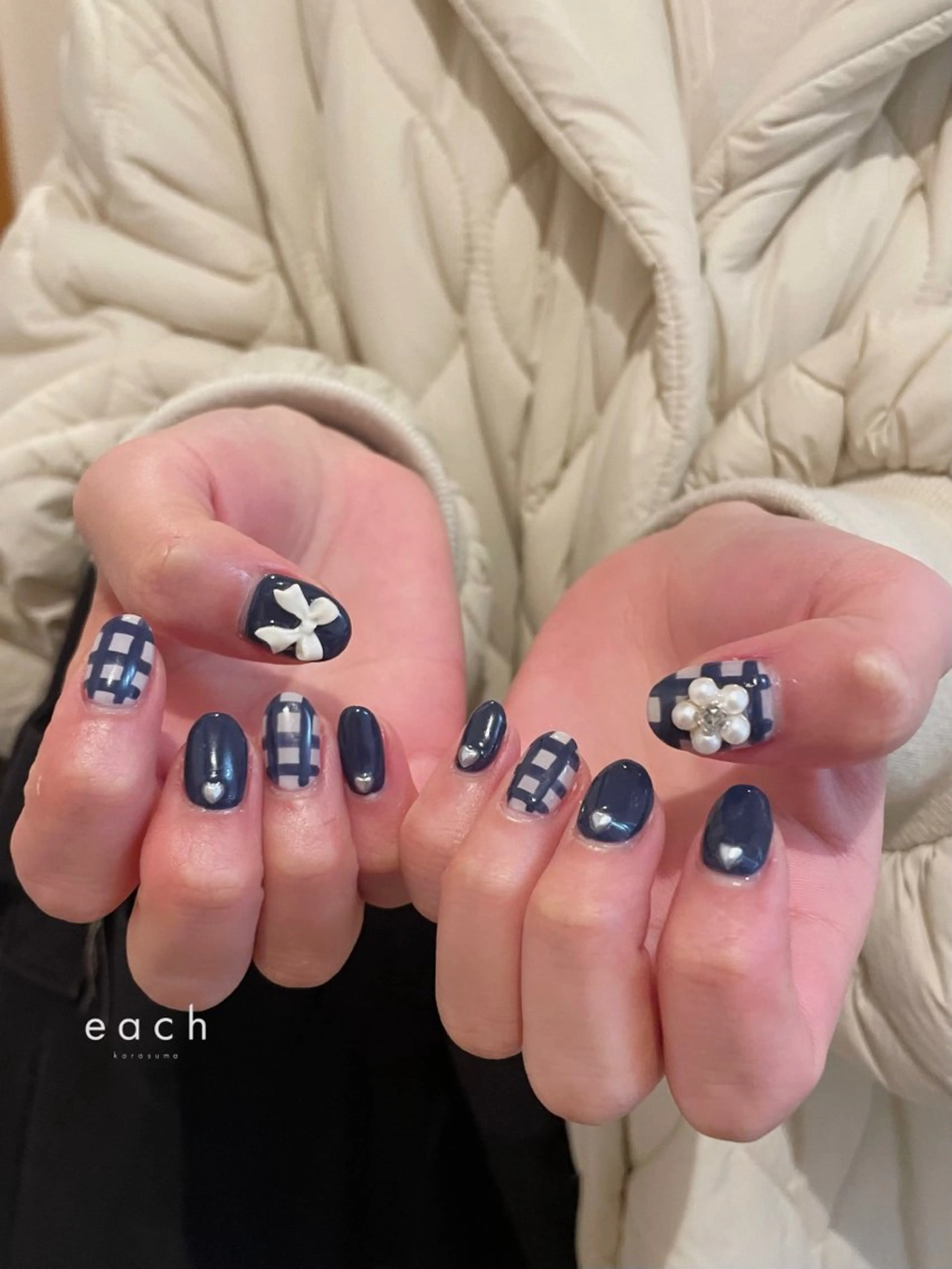 ネイル ハンドネイル each lucaのネイルデザイン