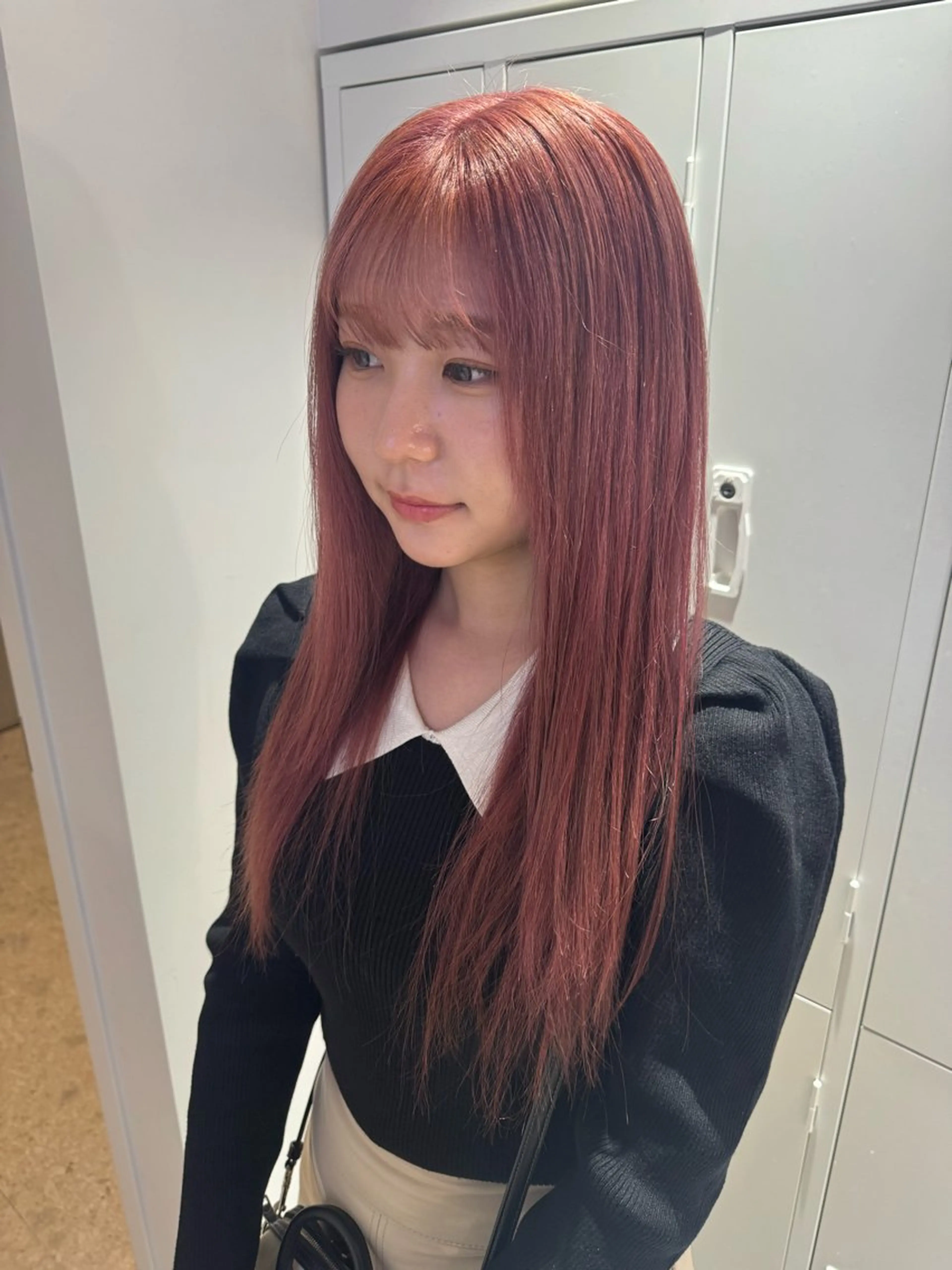 カラー ベージュカラー ピンクカラー ピンクベージュ icon所属・Ami / icon博多のヘアスタイル