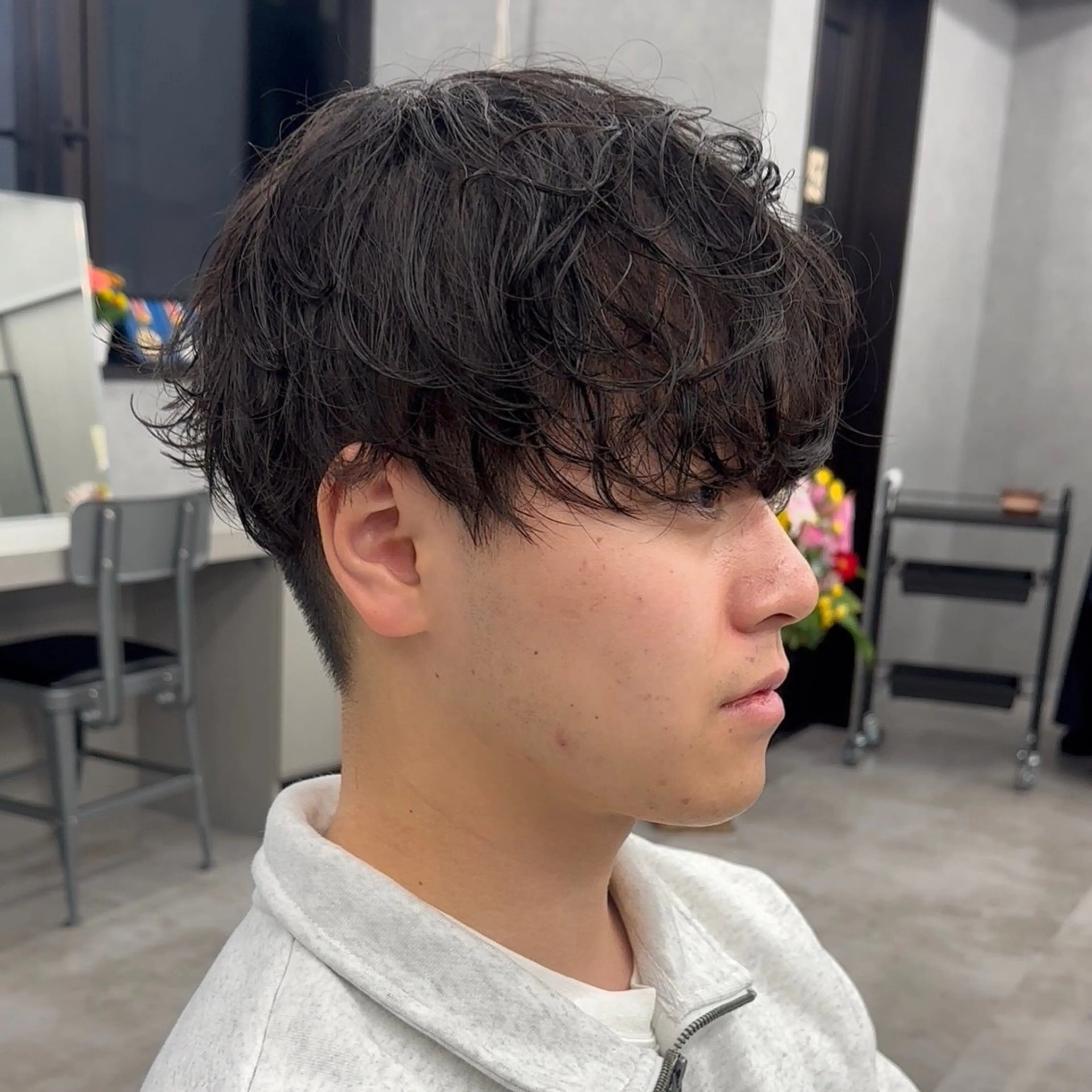 メンズ カット パーマ 🎖️似合わせメンズ パーマ🎖️カネキのヘアスタイル