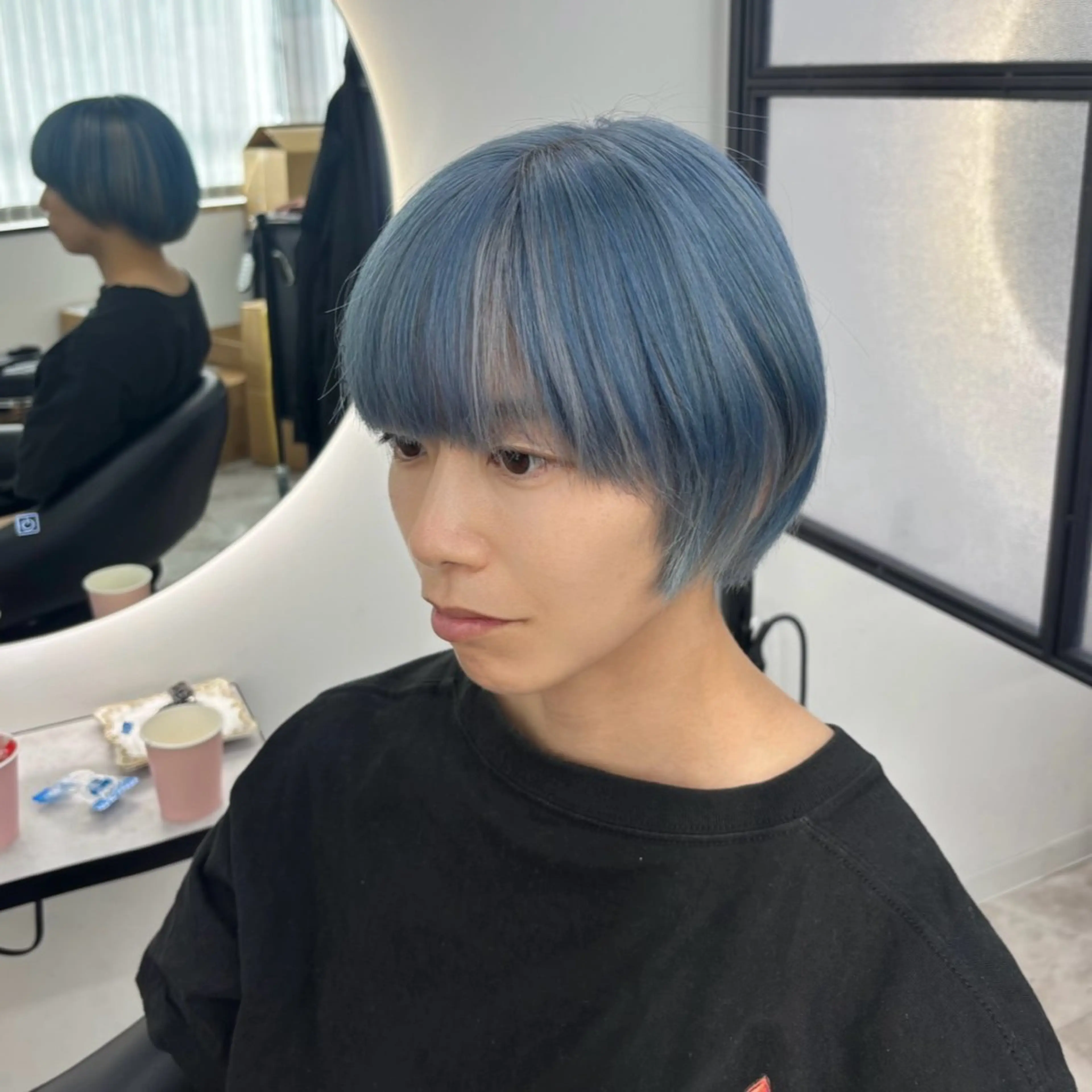 カラー メンズ ヘアカラー Ren. 🦋デザインカラーのヘアスタイル