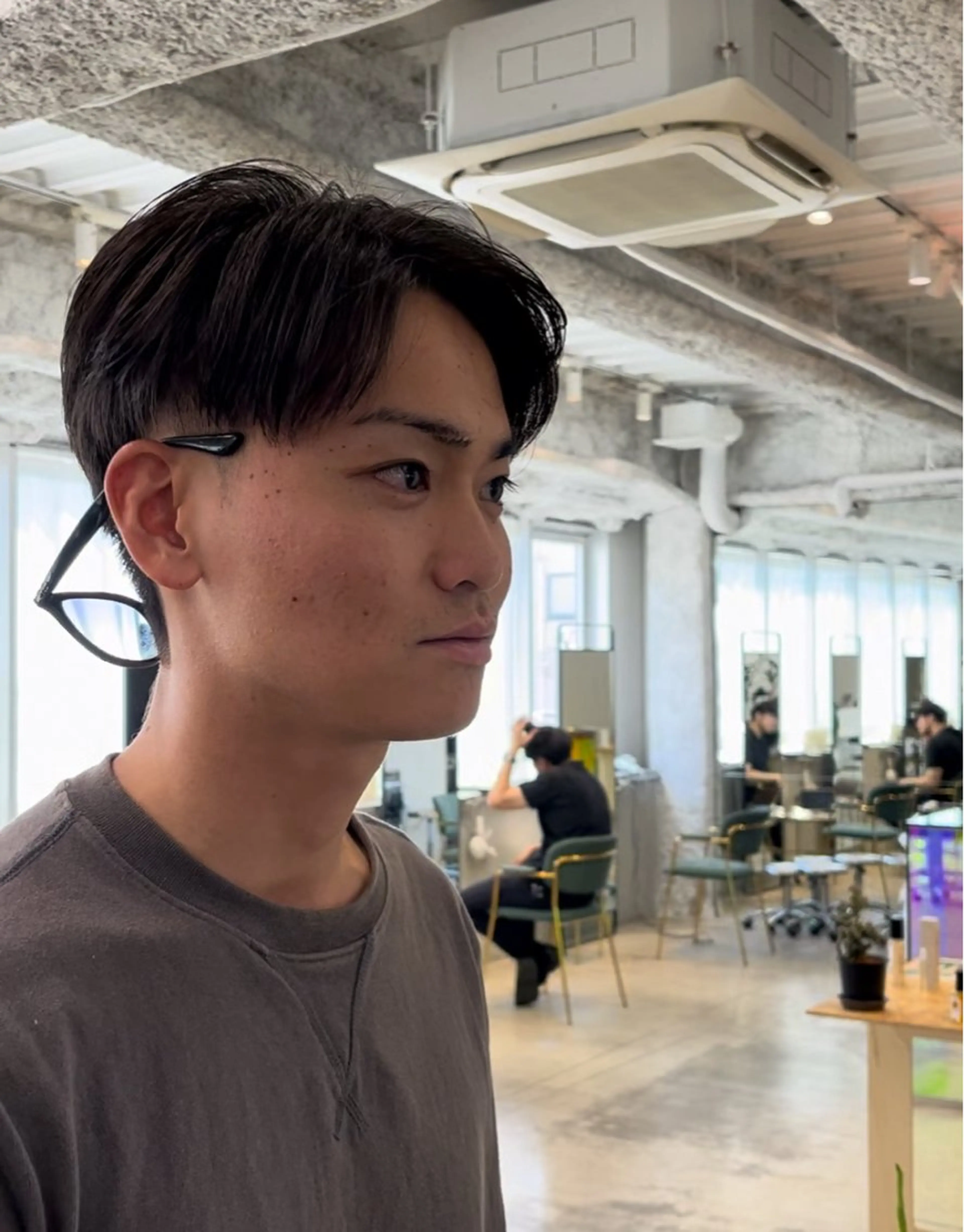 メンズ センターパート カット ANY/メンズ特化/ シバヤ　ユウキのヘアスタイル