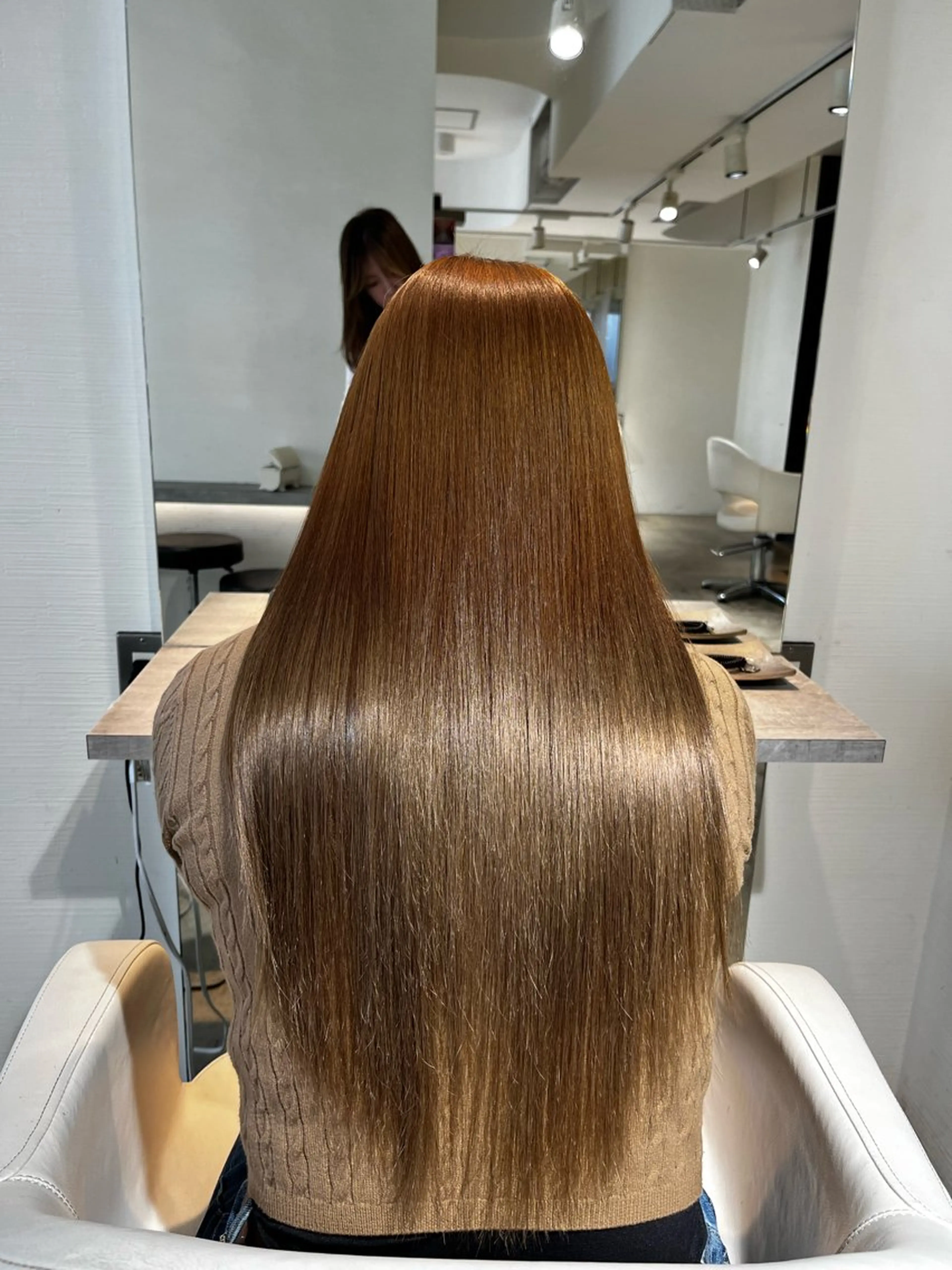 ロング ヘアカラー トリートメント ♥️髪質改善 モテ髪/佑珠♥️のヘアスタイル