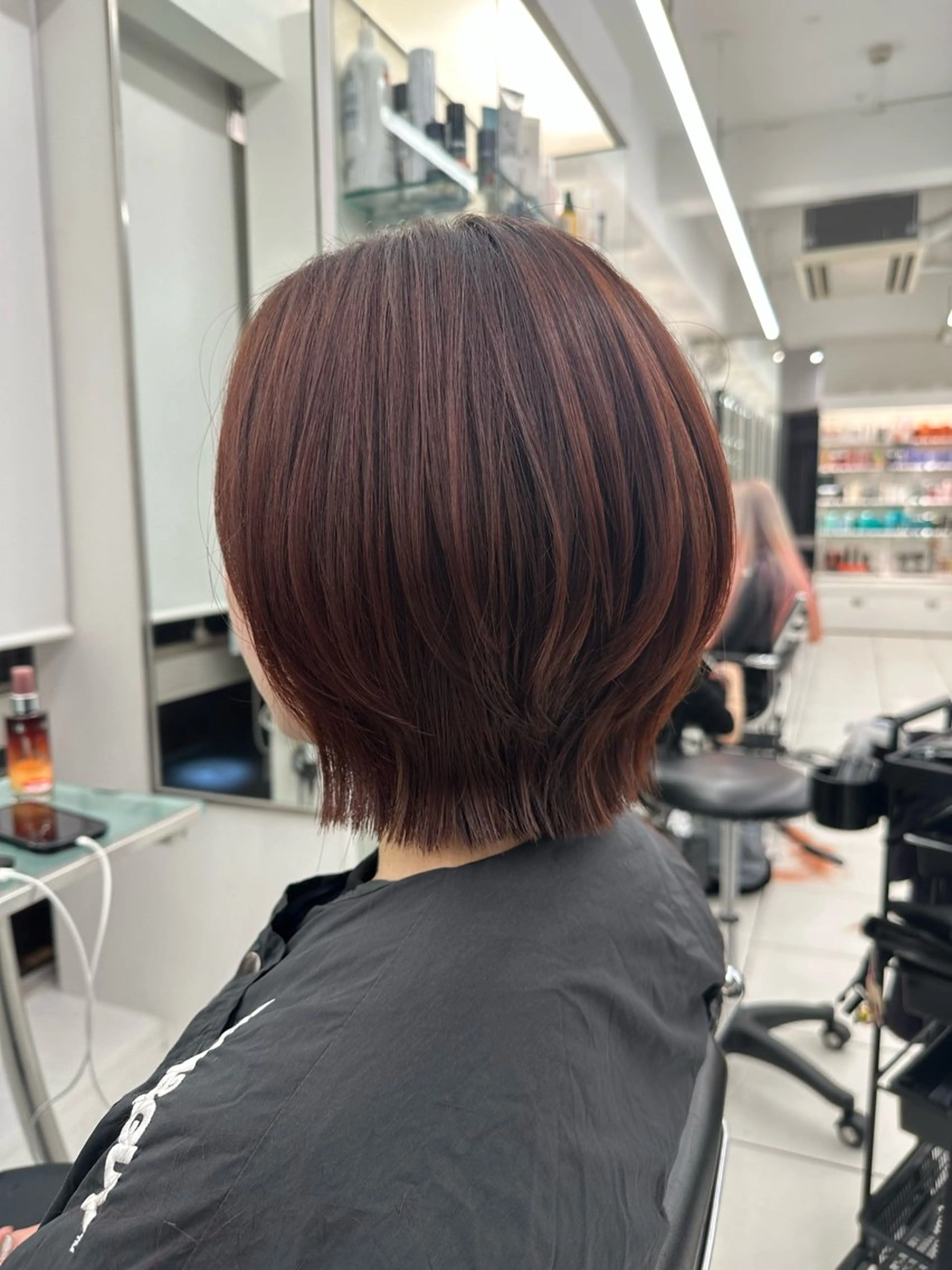 ミディアム 高橋 沙央のヘアスタイル