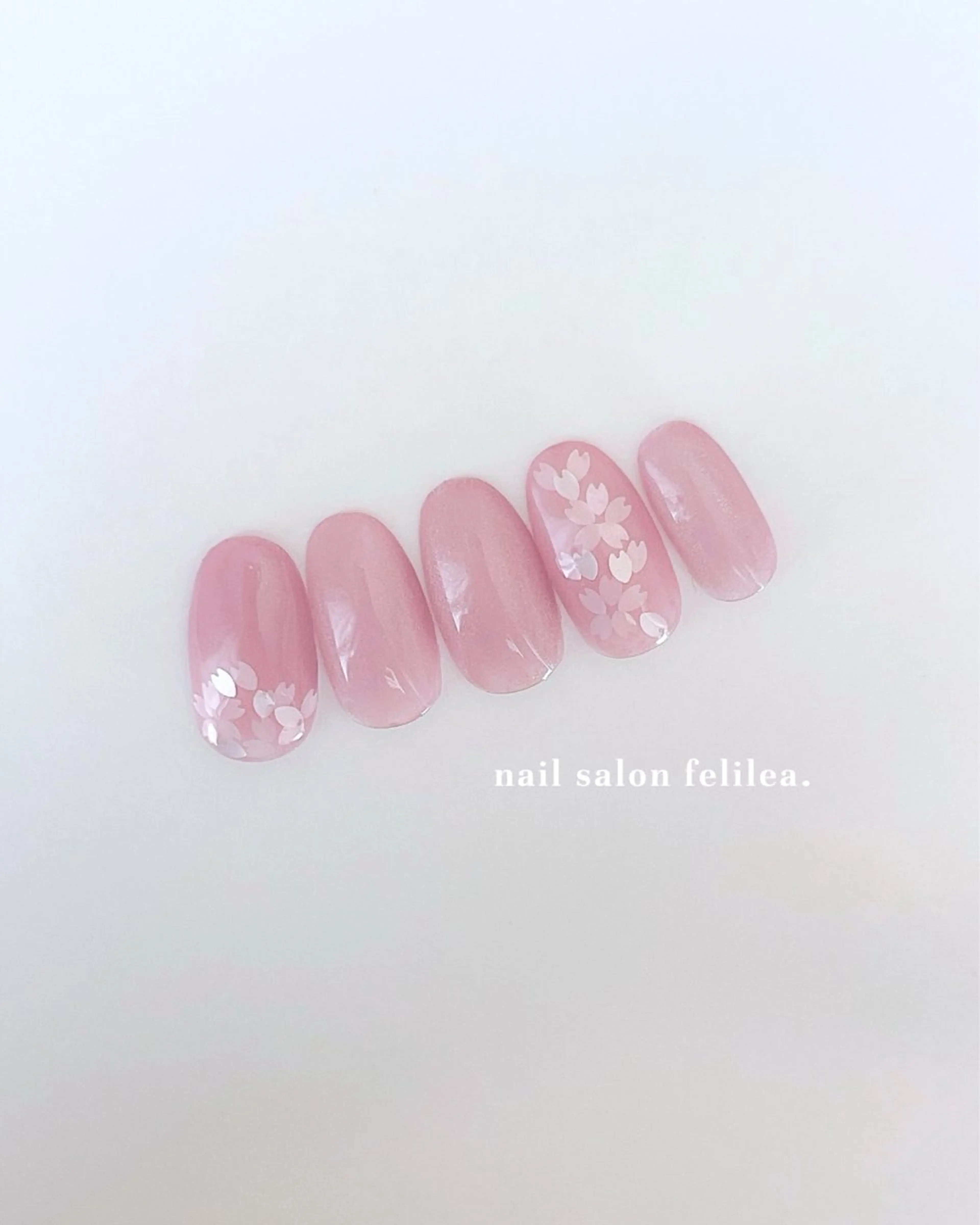 ネイル 桜ネイル n. chizuruのネイルデザイン