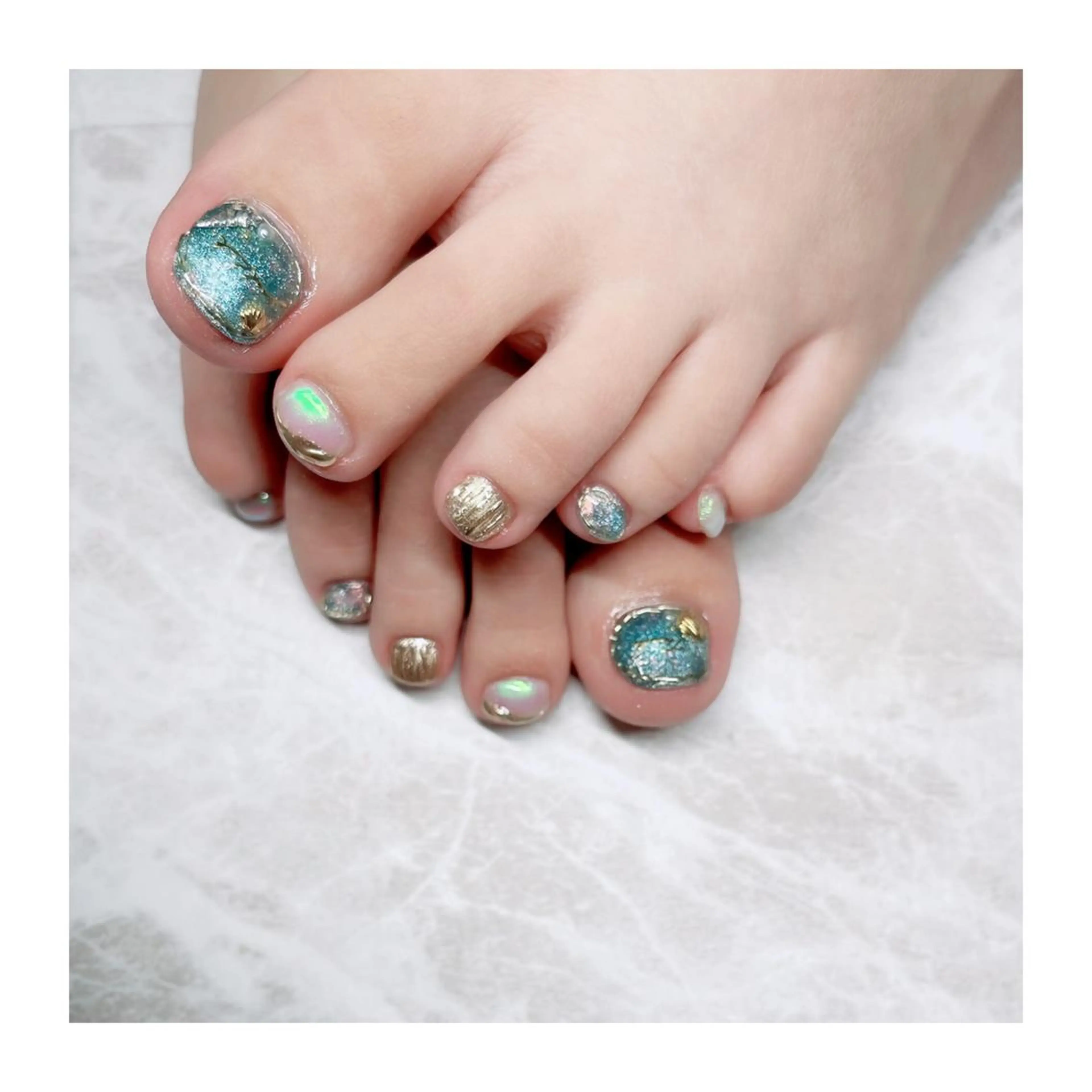 ネイル フットネイル Nailsalon -Aのネイルデザイン